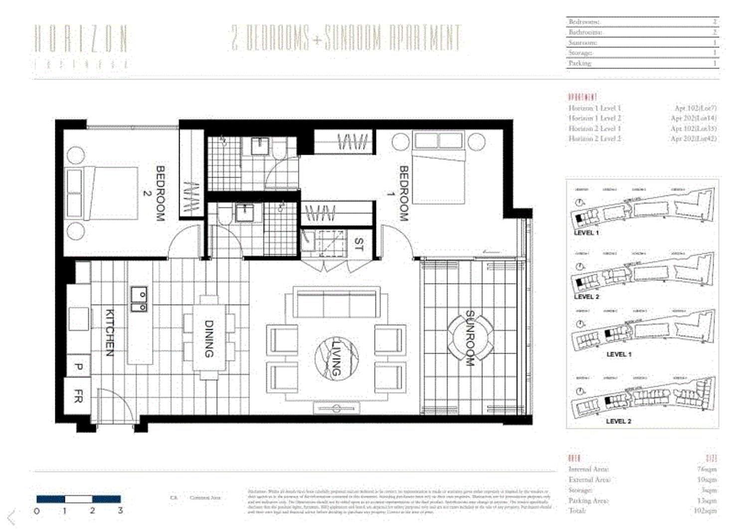Floorplan of Homely apartment listing, H2, 202/70 Mobbs Lane, Eastwood NSW 2122