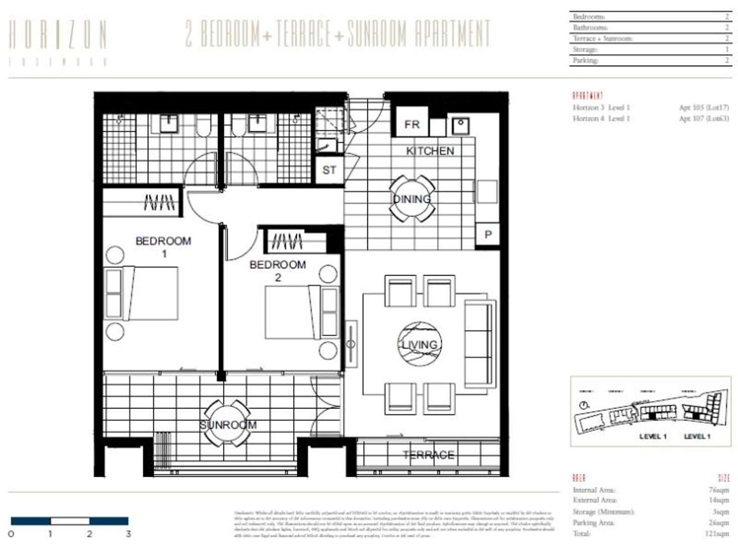 Floorplan of Homely apartment listing, H3,105/78 Mobbs Lane, Eastwood NSW 2122