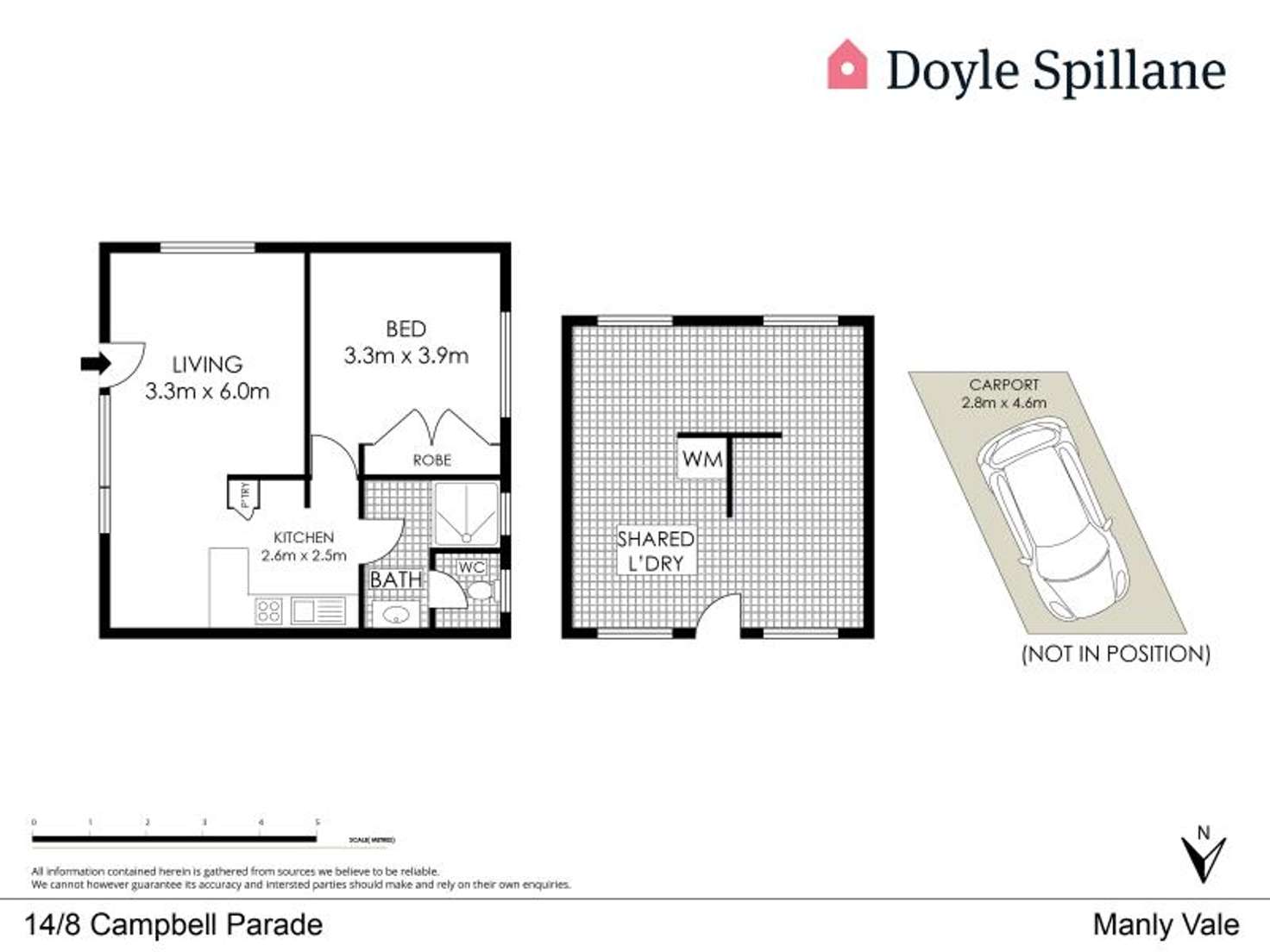 Floorplan of Homely unit listing, 14/8 Campbell Parade, Manly Vale NSW 2093