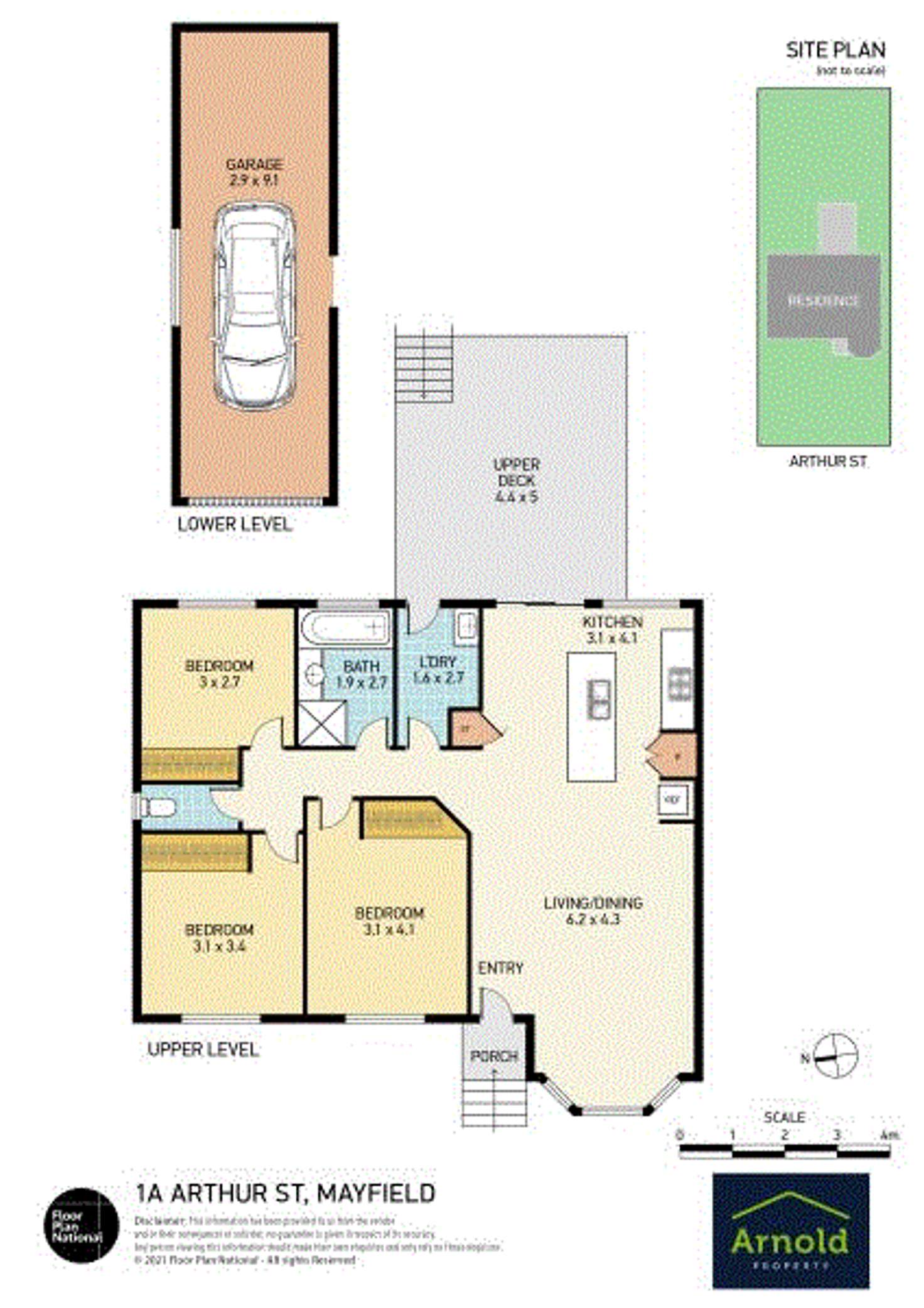 Floorplan of Homely house listing, 1A Arthur Street, Mayfield NSW 2304