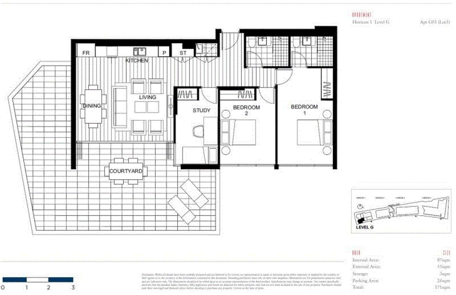 Floorplan of Homely apartment listing, G03/62 Mobbs Lane, Eastwood NSW 2122