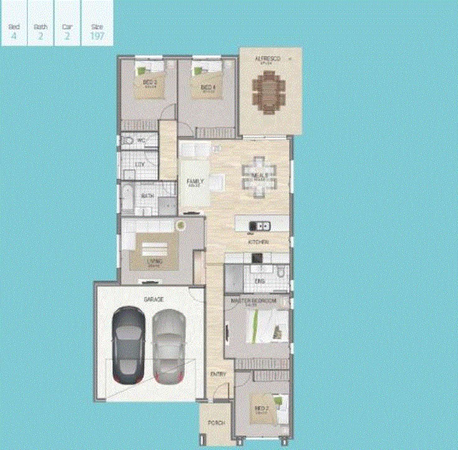 Floorplan of Homely house listing, 7 Coogee Street, Point Cook VIC 3030