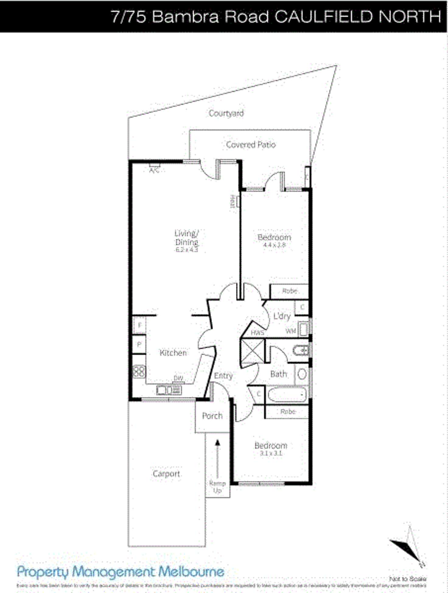 Floorplan of Homely villa listing, 7/75 Bambra Road, Caulfield North VIC 3161