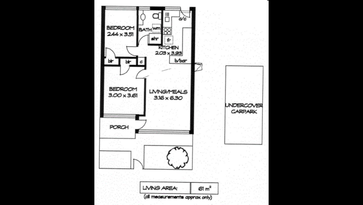 Floorplan of Homely unit listing, 3/4 Emerson Grove, Tranmere SA 5073