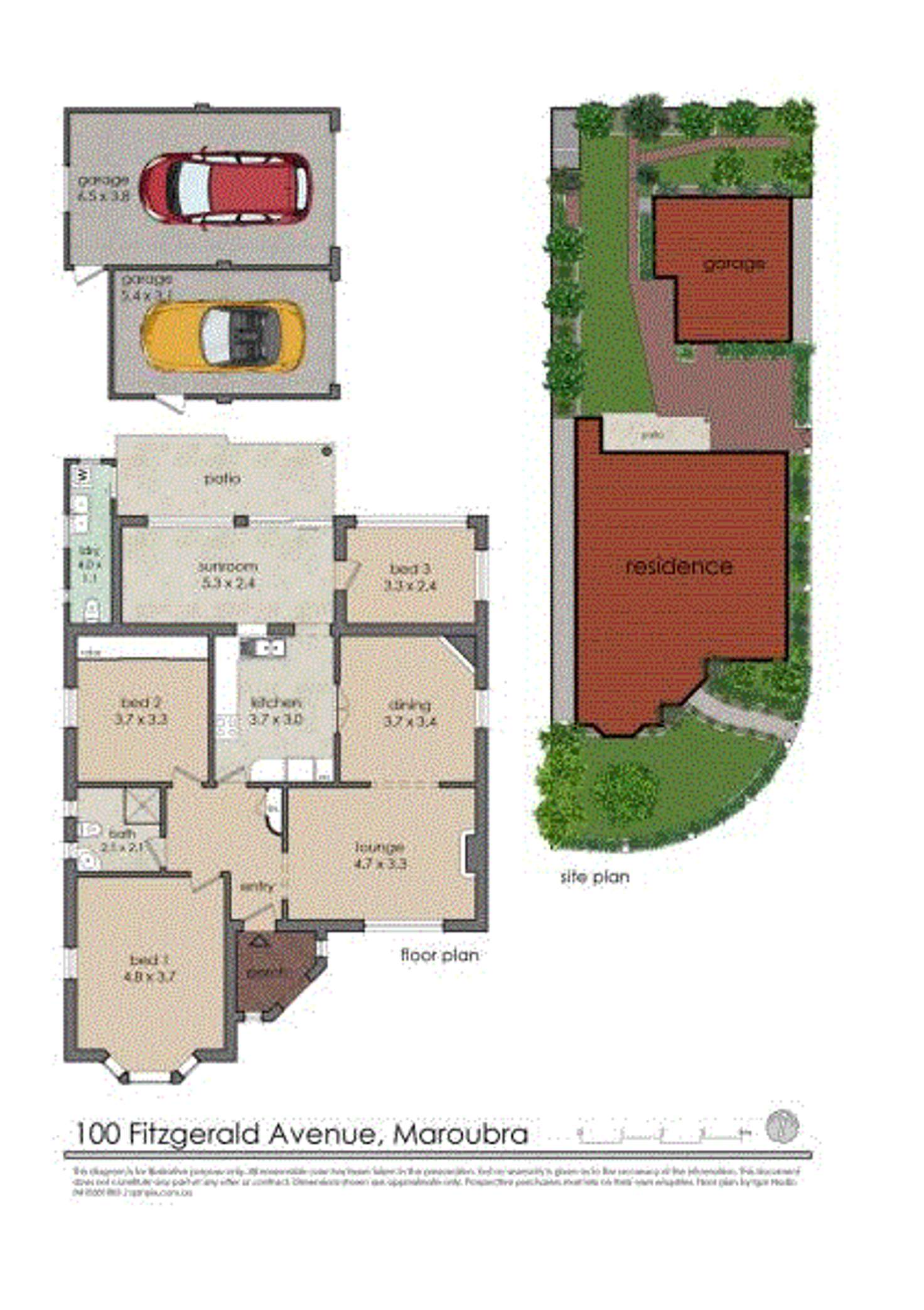 Floorplan of Homely house listing, 100 Fitzgerald Ave, Maroubra NSW 2035