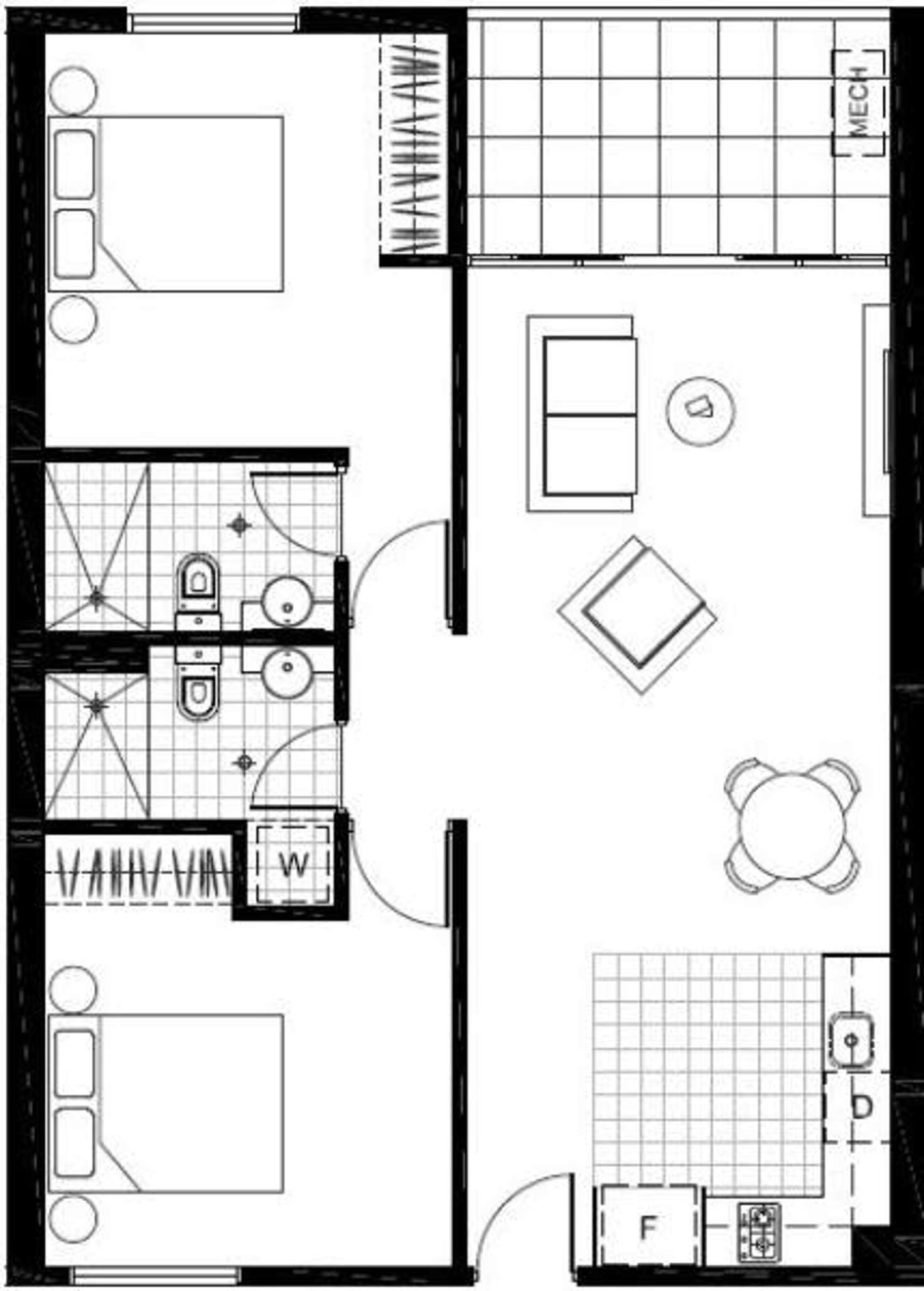 Floorplan of Homely apartment listing, 103/ 154 Elgar Road, Box Hill South VIC 3128