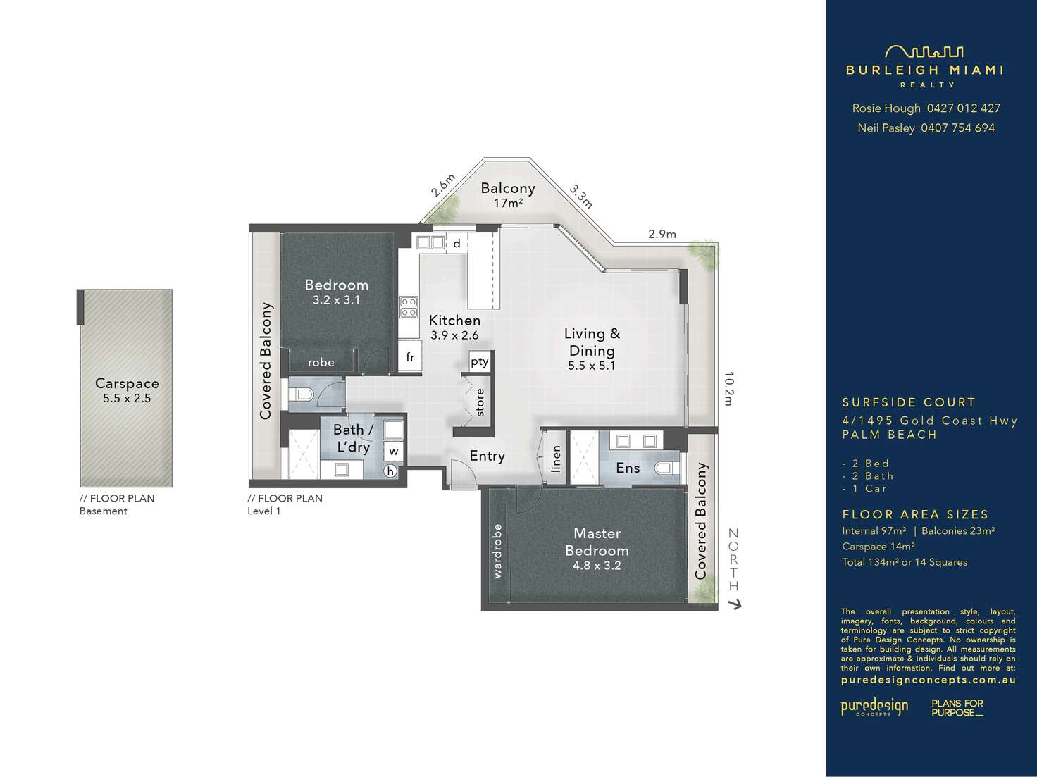 Floorplan of Homely apartment listing, 4/1495 Gold Coast Highway, Palm Beach QLD 4221