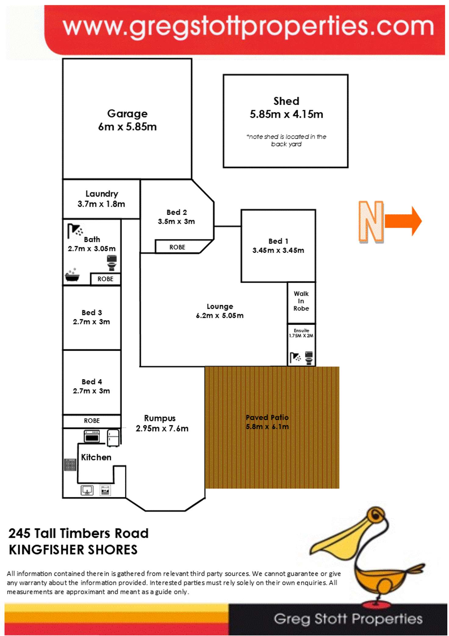 Floorplan of Homely house listing, Address available on request