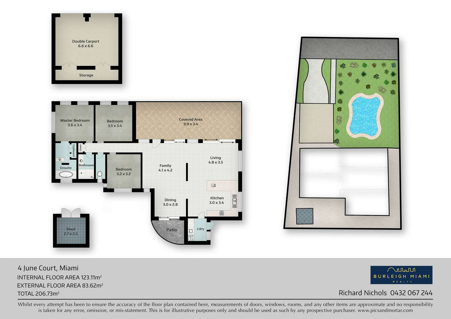 Floorplan of Homely house listing, 4 June Court, Miami QLD 4220