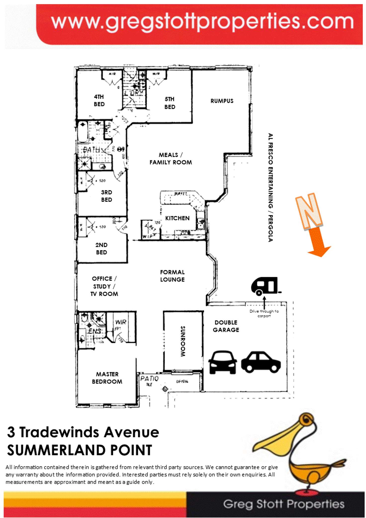 Floorplan of Homely house listing, 3 Tradewinds Avenue, Summerland Point NSW 2259