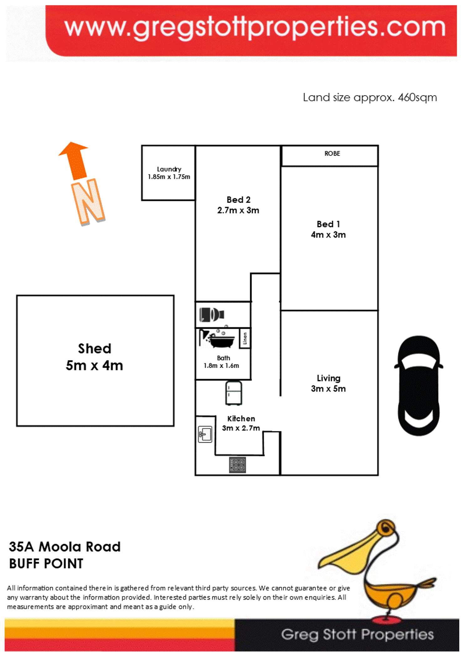 Floorplan of Homely house listing, 35A Moola Road, Buff Point NSW 2262