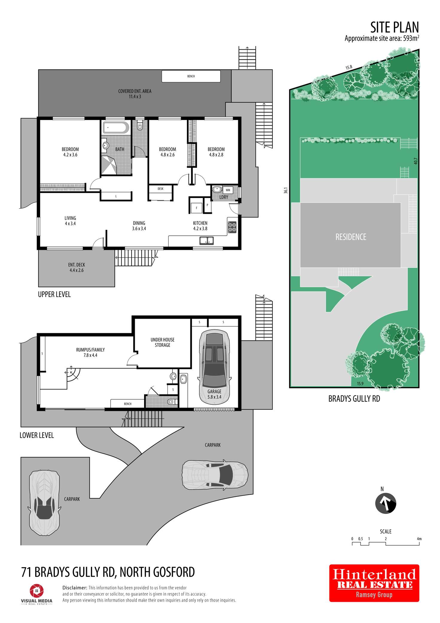 Floorplan of Homely house listing, 71 Bradys Gully Road, North Gosford NSW 2250