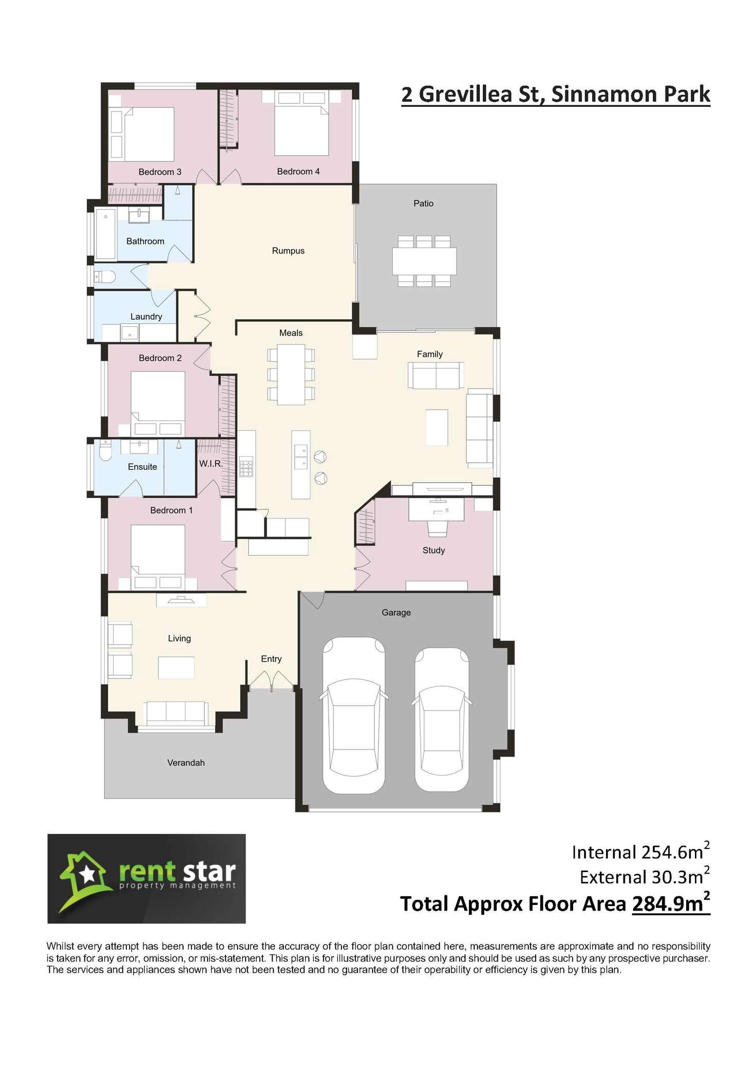 Floorplan of Homely house listing, 2 Grevillea Street, Sinnamon Park QLD 4073