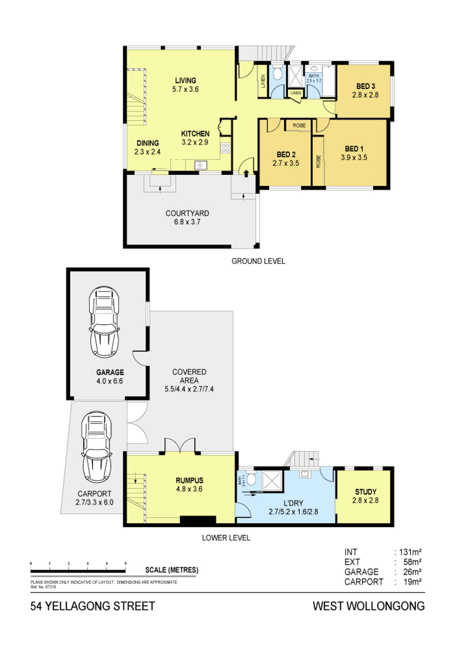 Floorplan of Homely house listing, 54 Yellagong Street, West Wollongong NSW 2500