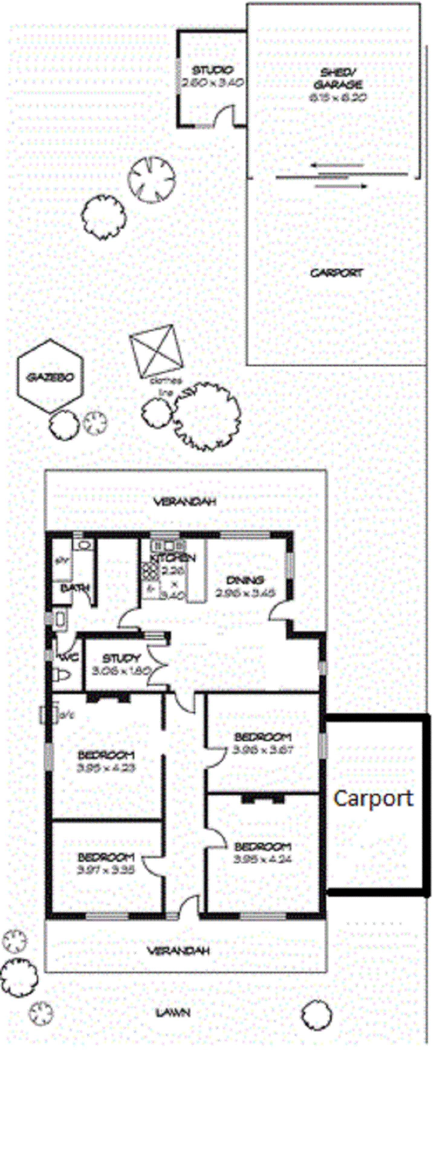 Floorplan of Homely house listing, 8 Willsmore Street, Beverley SA 5009