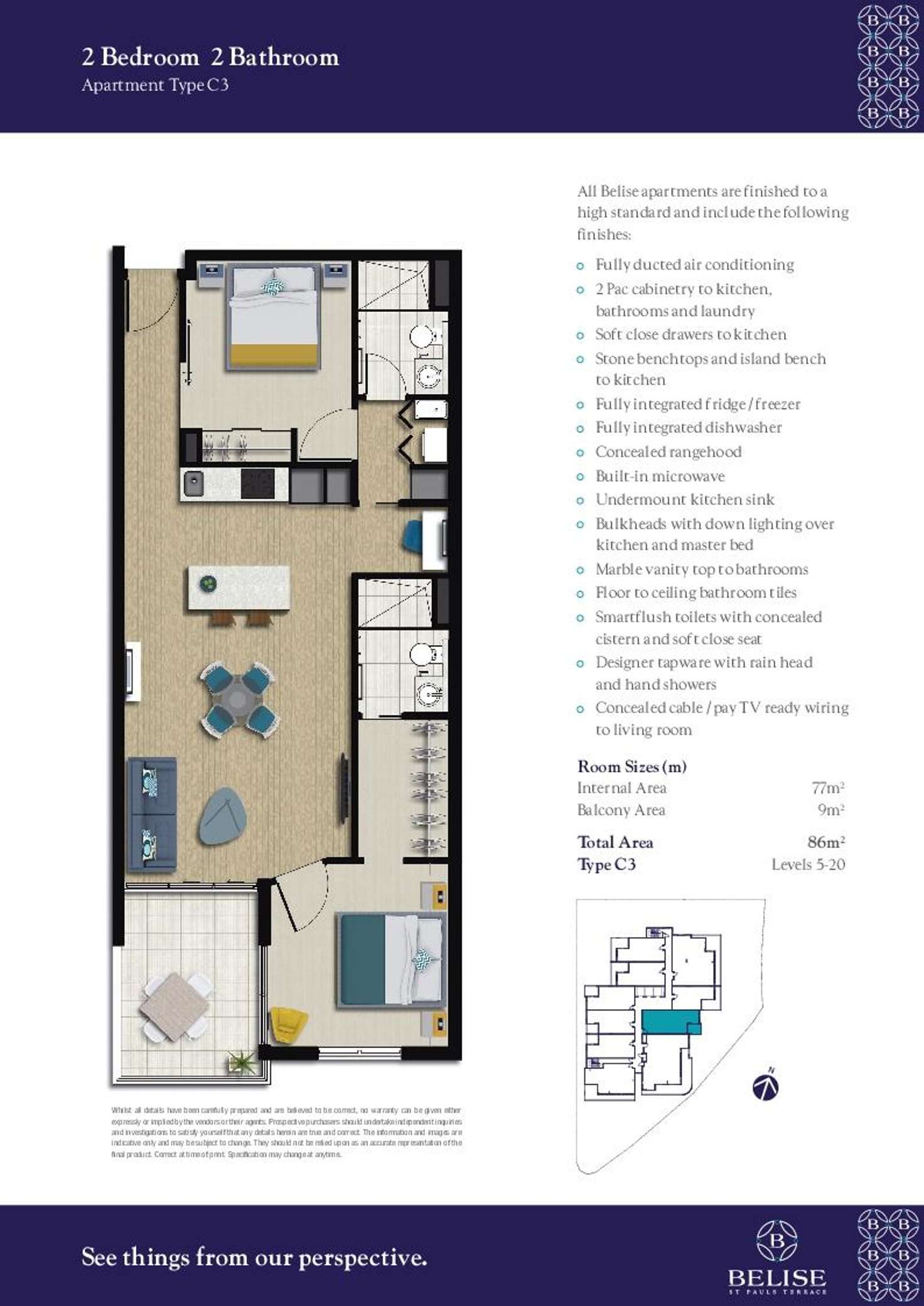 Floorplan of Homely unit listing, Unit 706/510 St Pauls Terrace, Bowen Hills QLD 4006