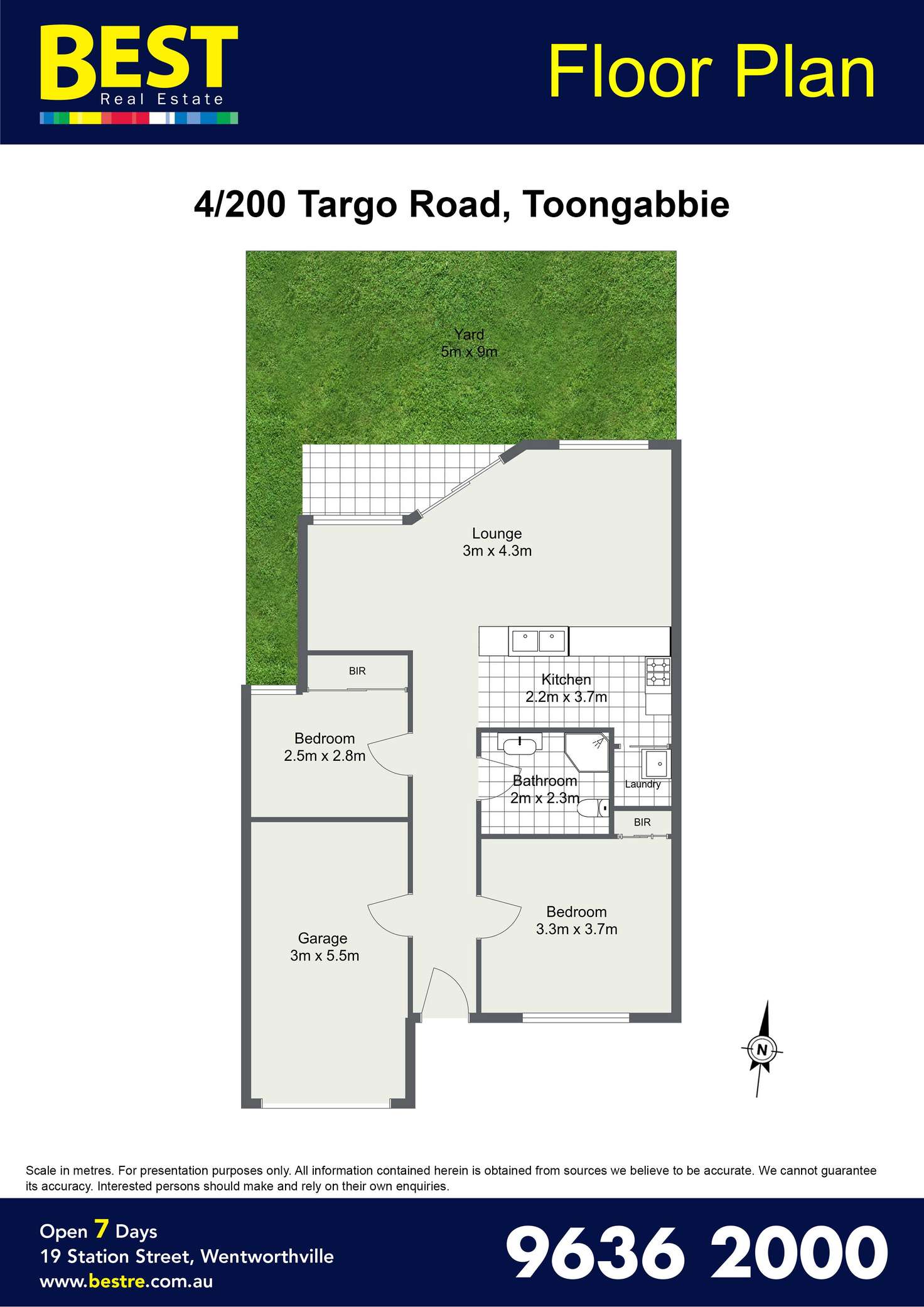 Floorplan of Homely villa listing, 4 / 200 Targo Road, Girraween NSW 2145