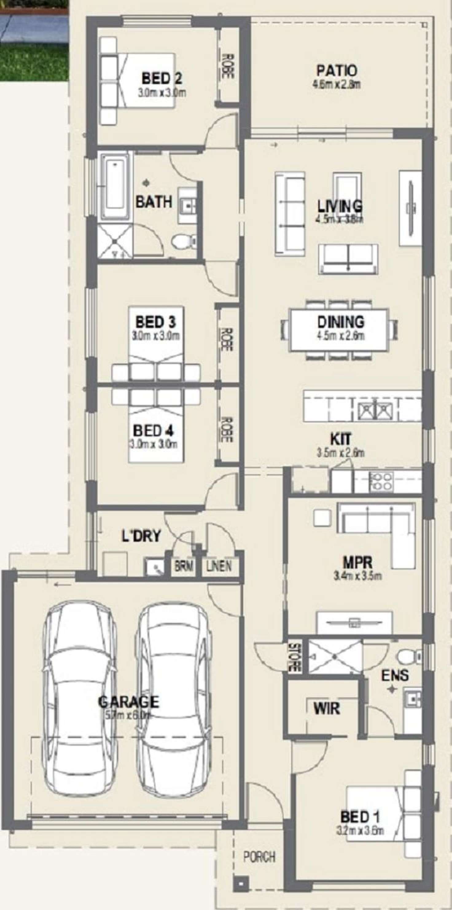 Floorplan of Homely house listing, 50 Chambers Ridge Boulevard, Park Ridge QLD 4125