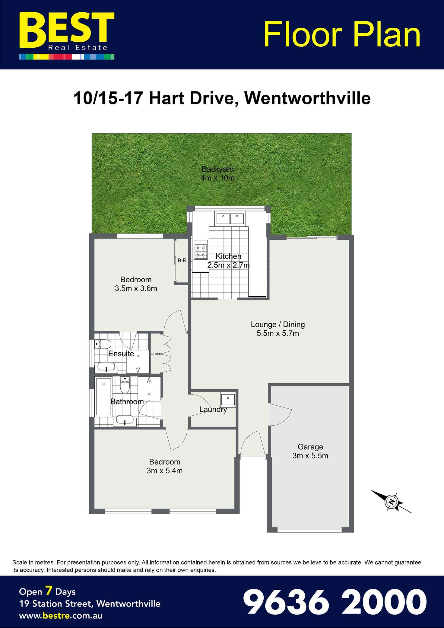 Floorplan of Homely villa listing, 10/15-17 Hart Drive, Constitution Hill NSW 2145