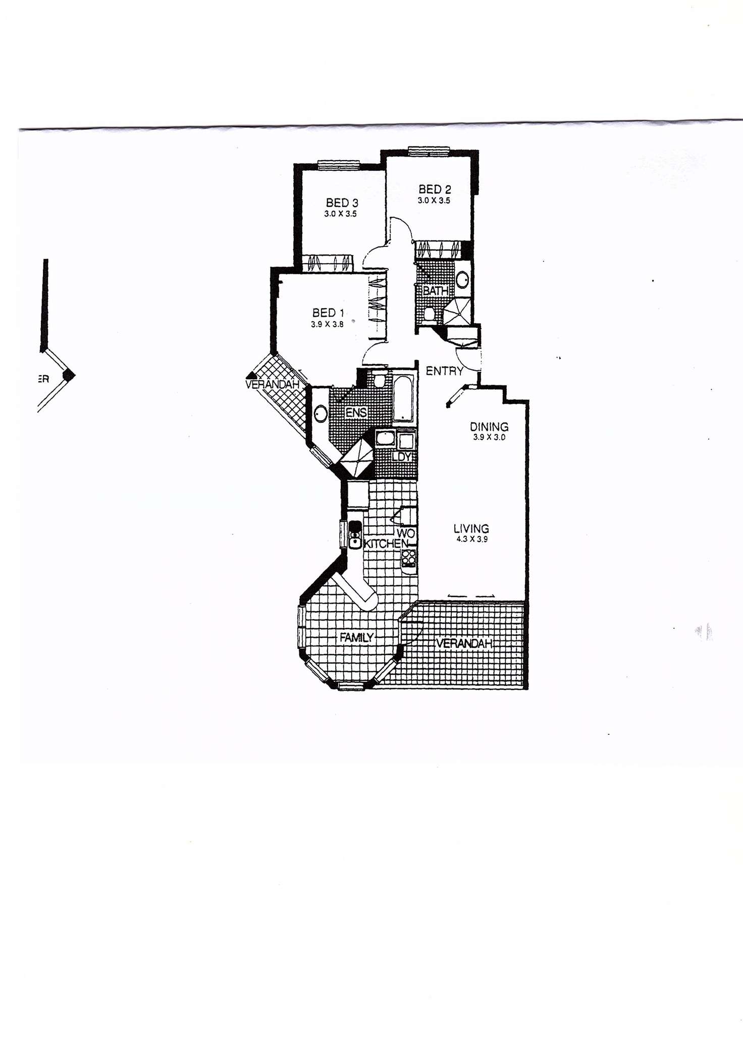 Floorplan of Homely apartment listing, 57C Newstead Terrace, Newstead QLD 4006