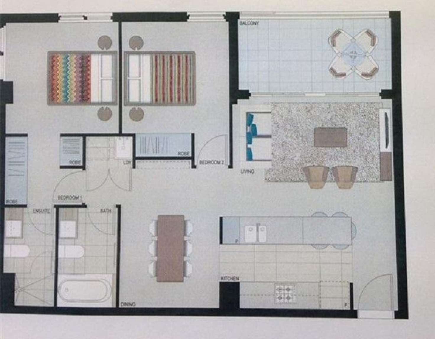 Floorplan of Homely apartment listing, 511/7 Washington Avenue, Riverwood NSW 2210