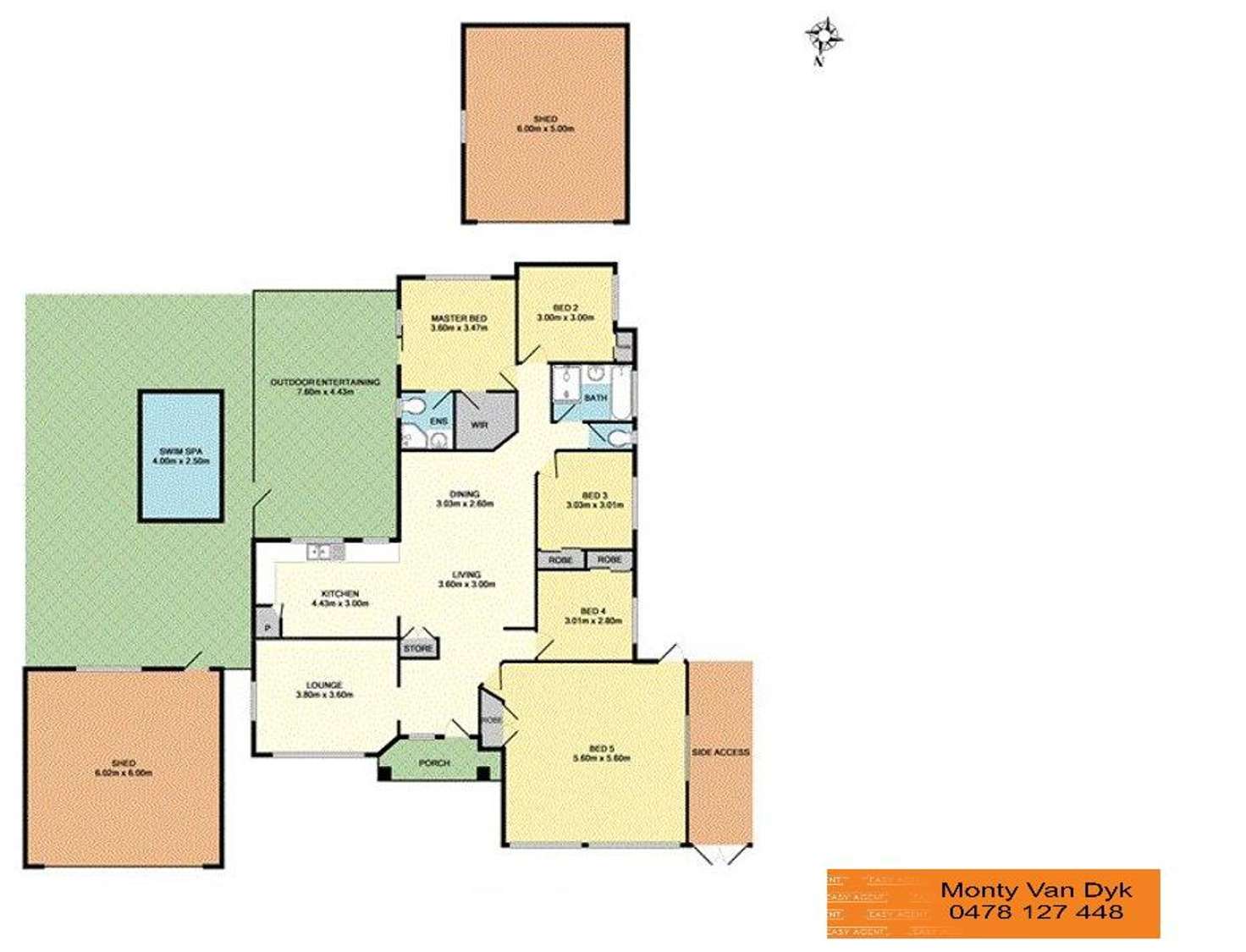 Floorplan of Homely house listing, 4 Abbey Road, Caboolture QLD 4510