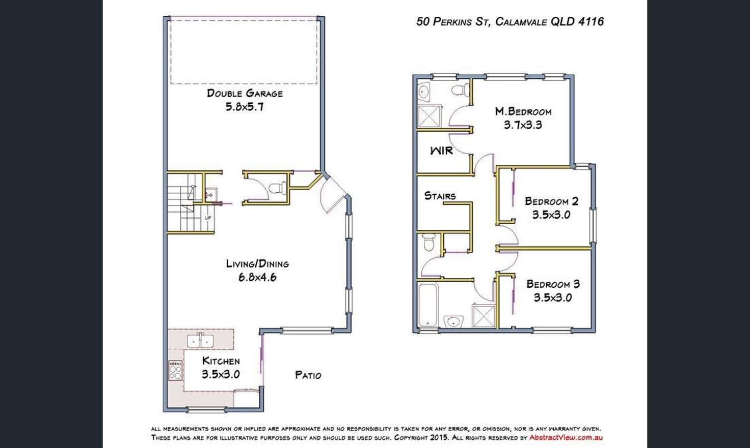 Floorplan of Homely townhouse listing, 53/50 Perkins Street, Calamvale QLD 4116