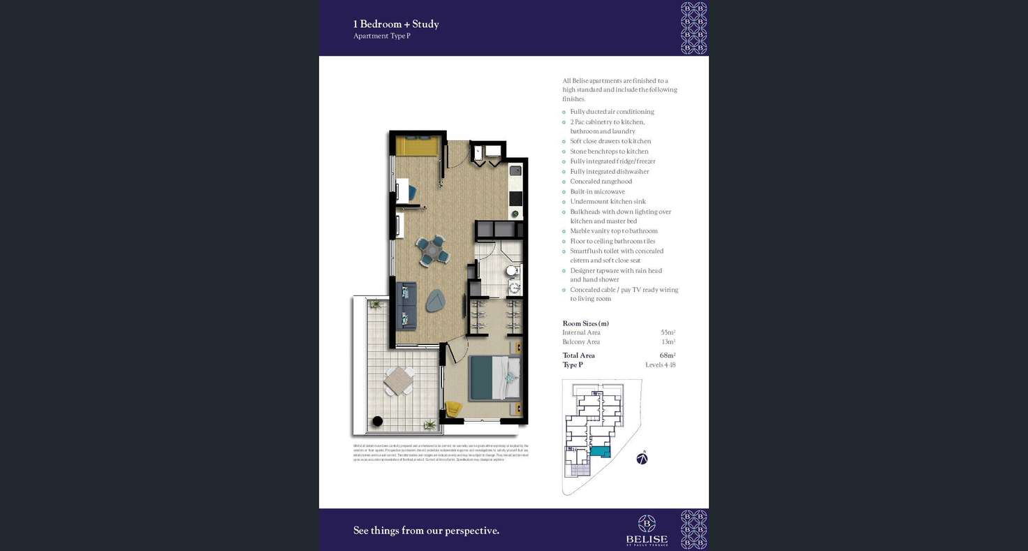 Floorplan of Homely apartment listing, 1813 1813/510 Saint Pauls Terrace, Bowen Hills QLD 4006