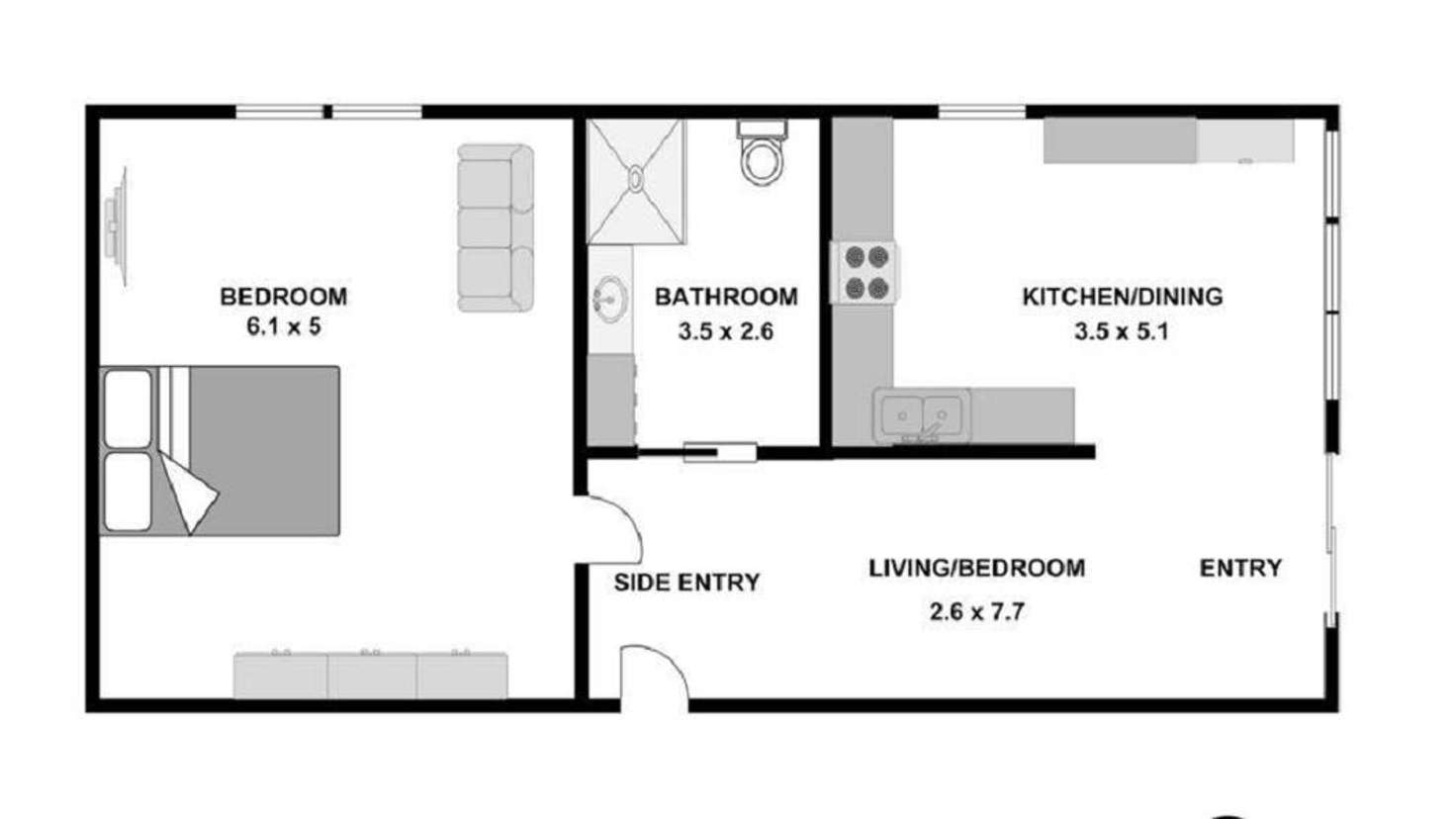 Floorplan of Homely unit listing, 2/9 Yarrabee Court, Mount Waverley VIC 3149
