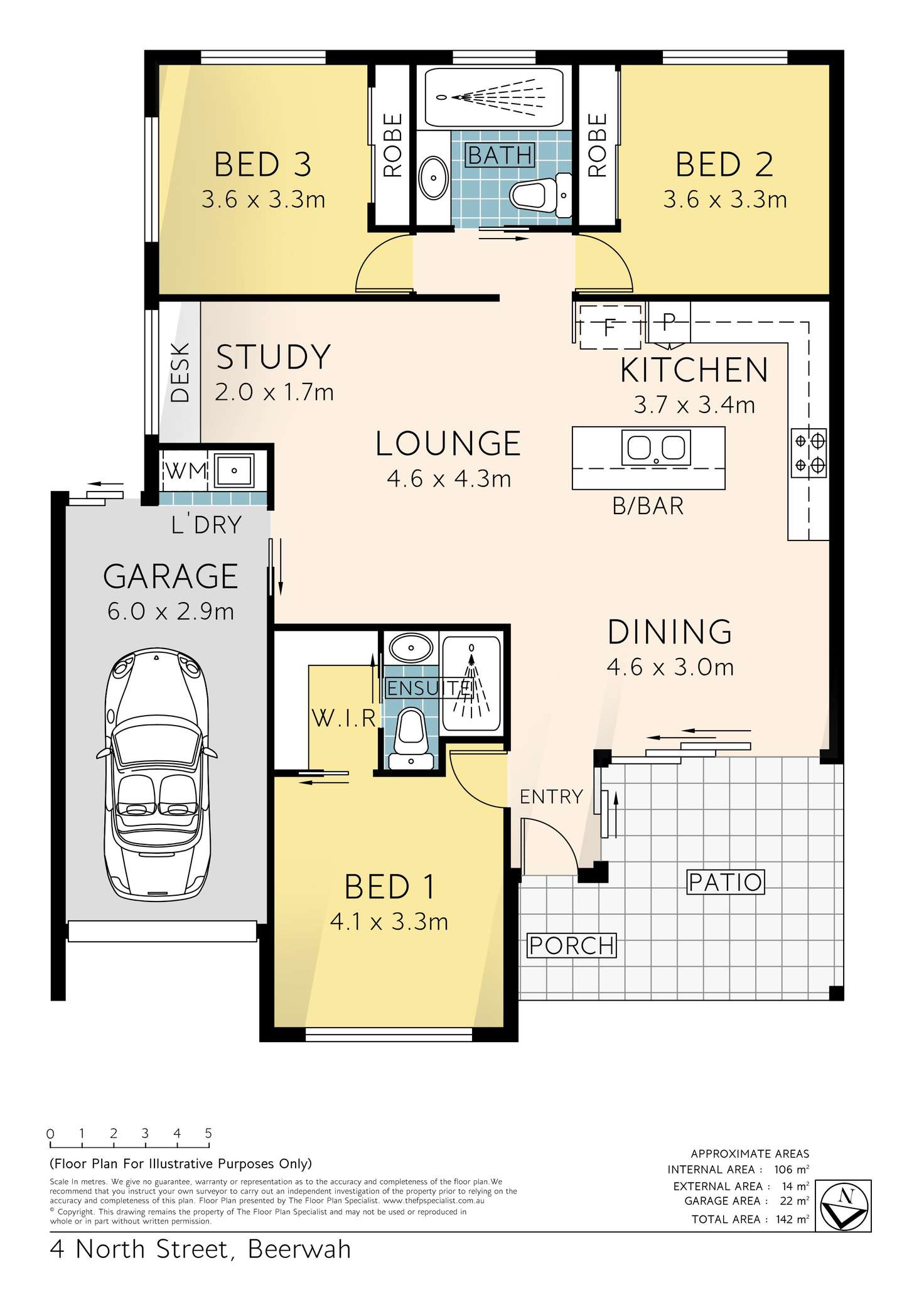 Floorplan of Homely house listing, 4 North Street, Beerwah QLD 4519