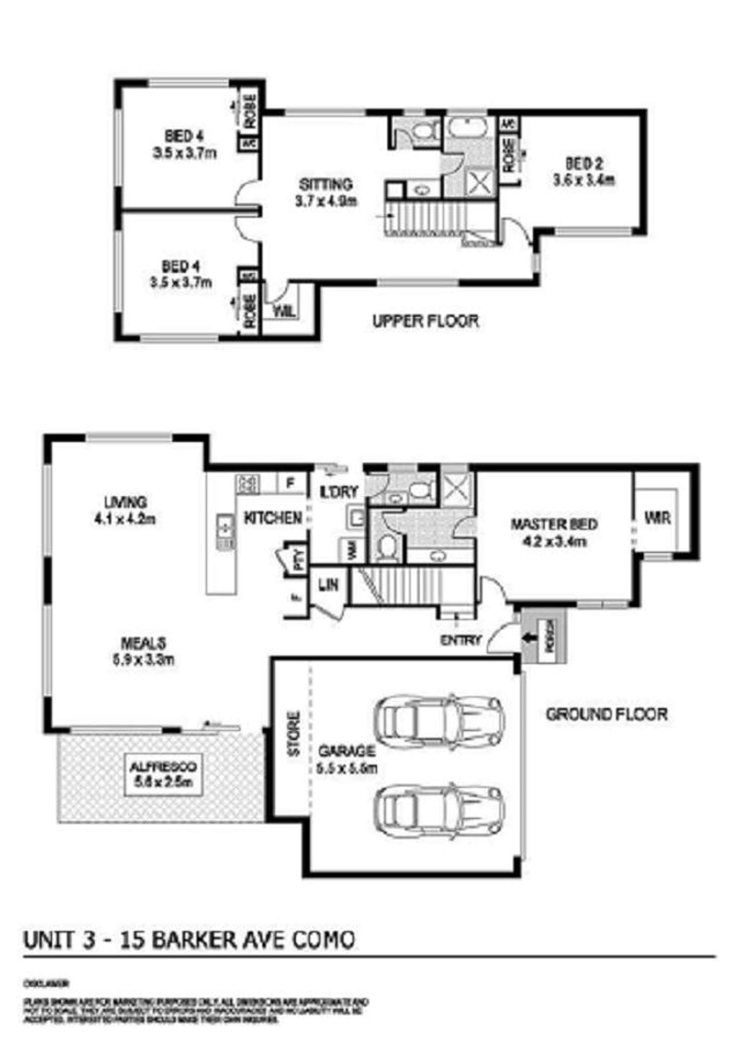 Floorplan of Homely house listing, 15C Barker Avenue, Como WA 6152