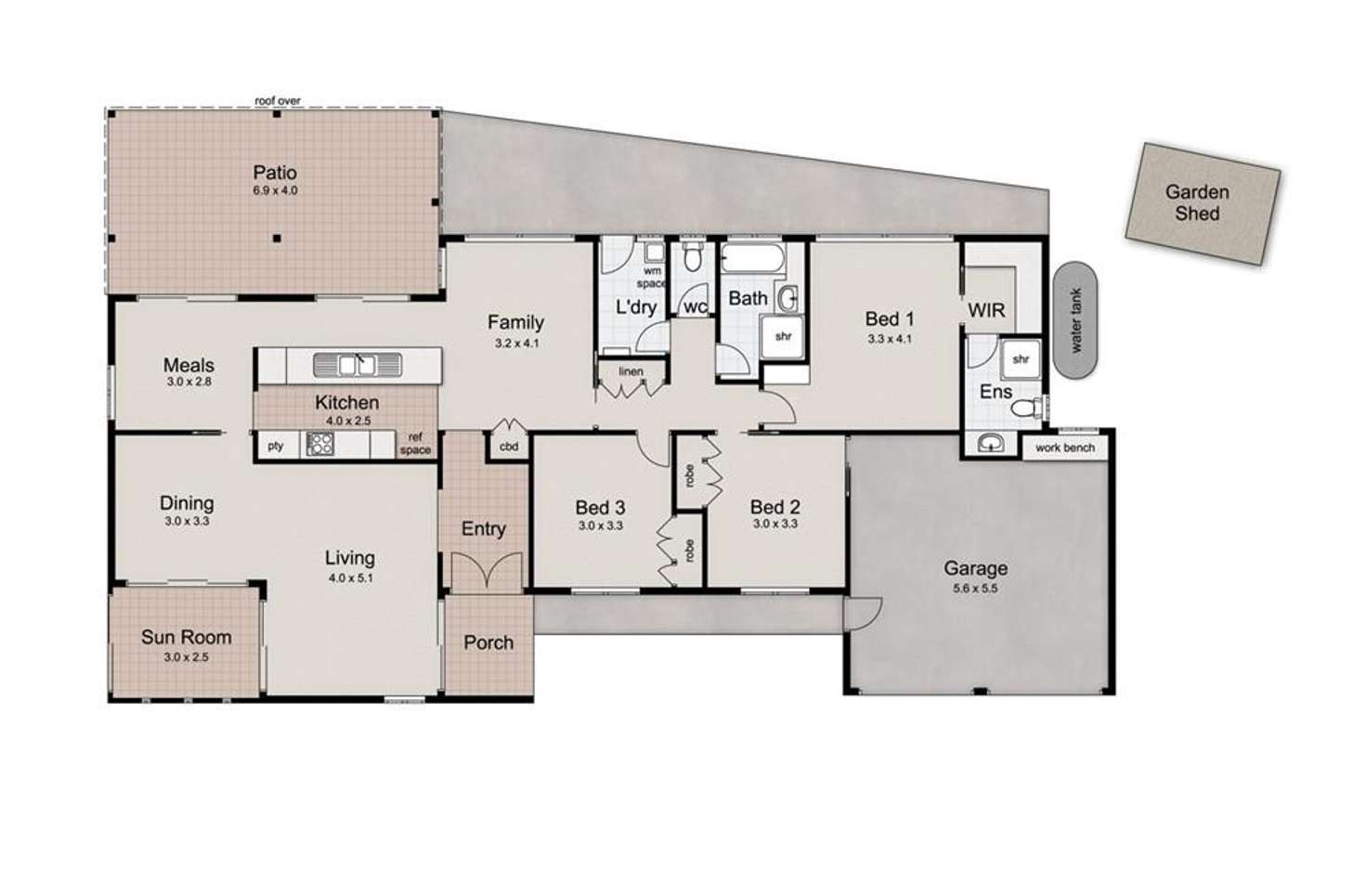 Floorplan of Homely house listing, 138 Burbong St, Chapel Hill QLD 4069