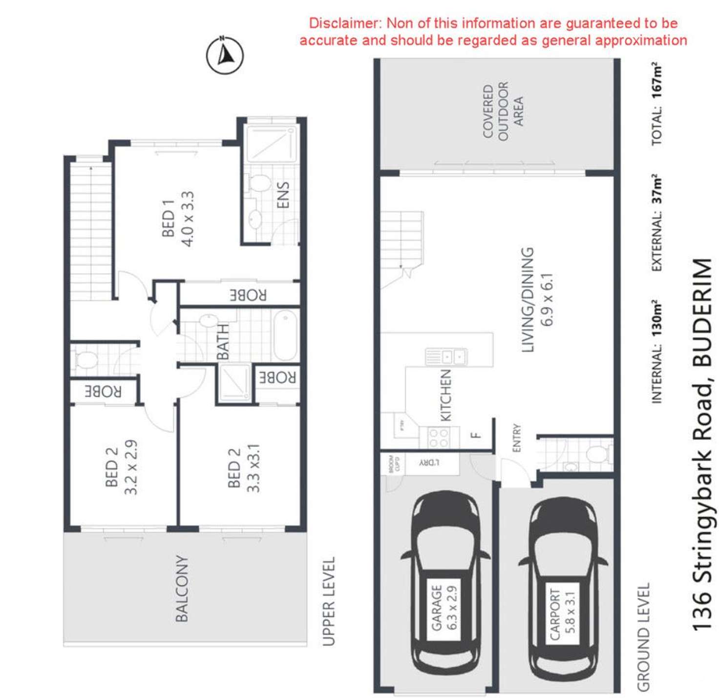 Floorplan of Homely townhouse listing, 136 Stringybark road, Buderim QLD 4556