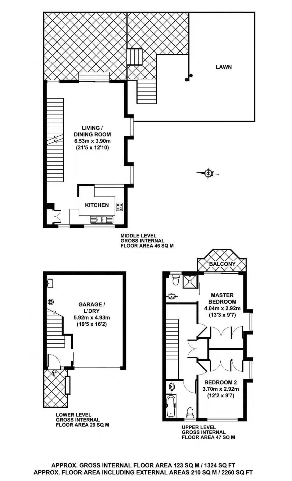 Floorplan of Homely townhouse listing, 5/16 Ada St, Taringa QLD 4068