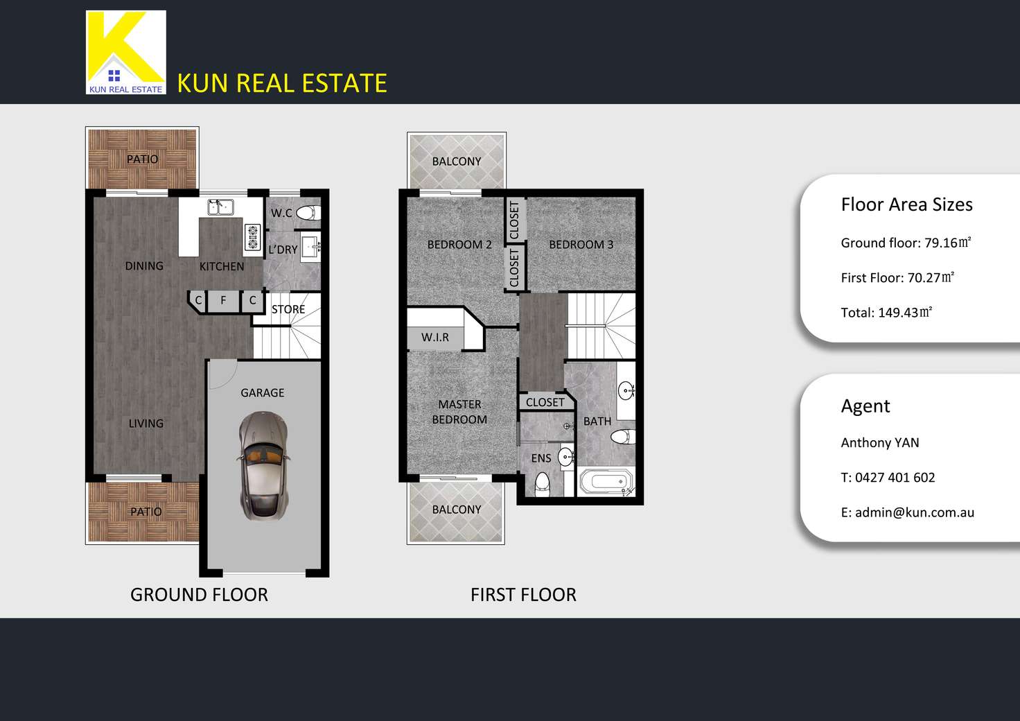 Floorplan of Homely townhouse listing, Unit 17/1 McAuley Parade, Pacific Pines QLD 4211