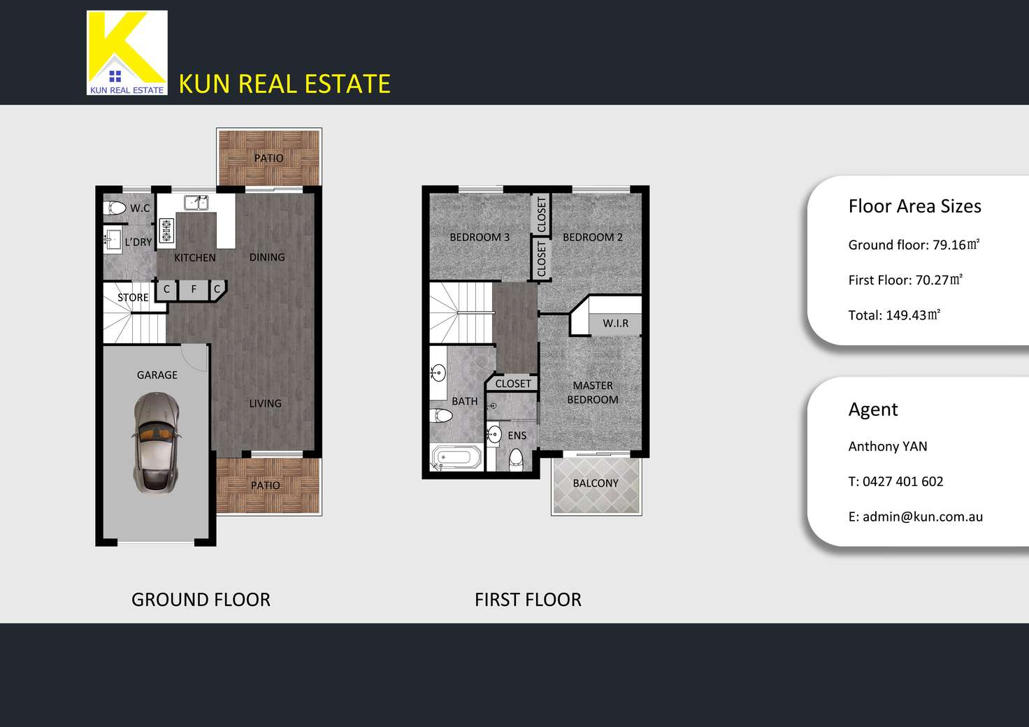 Floorplan of Homely townhouse listing, UNIT 52/1 McAuley Parade, Pacific Pines QLD 4211