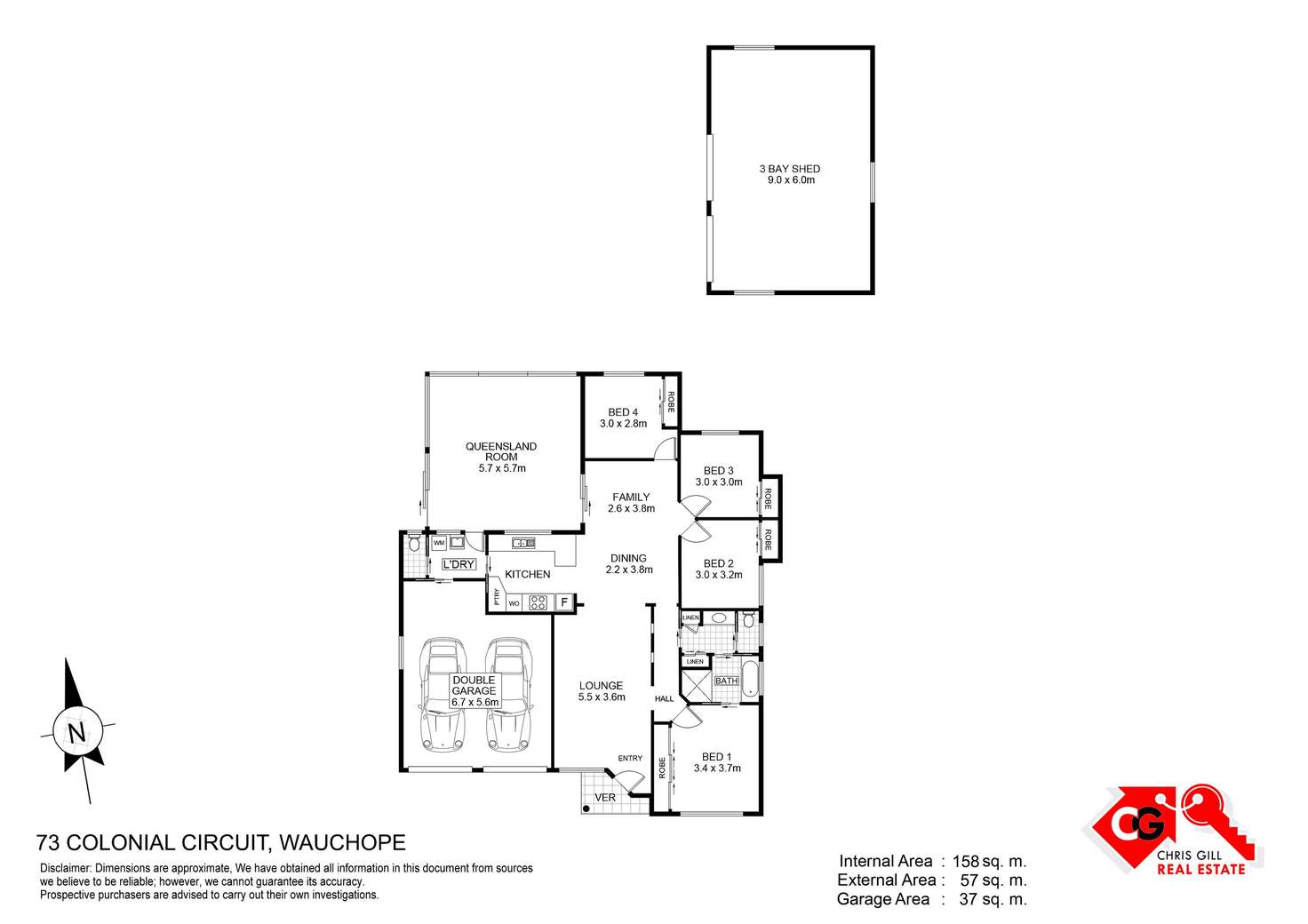 Floorplan of Homely house listing, 73 Colonial Circuit, Wauchope NSW 2446