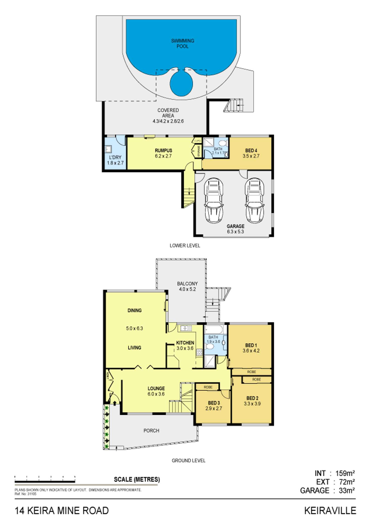 Floorplan of Homely house listing, 14 Keira Mine Road, Keiraville NSW 2500