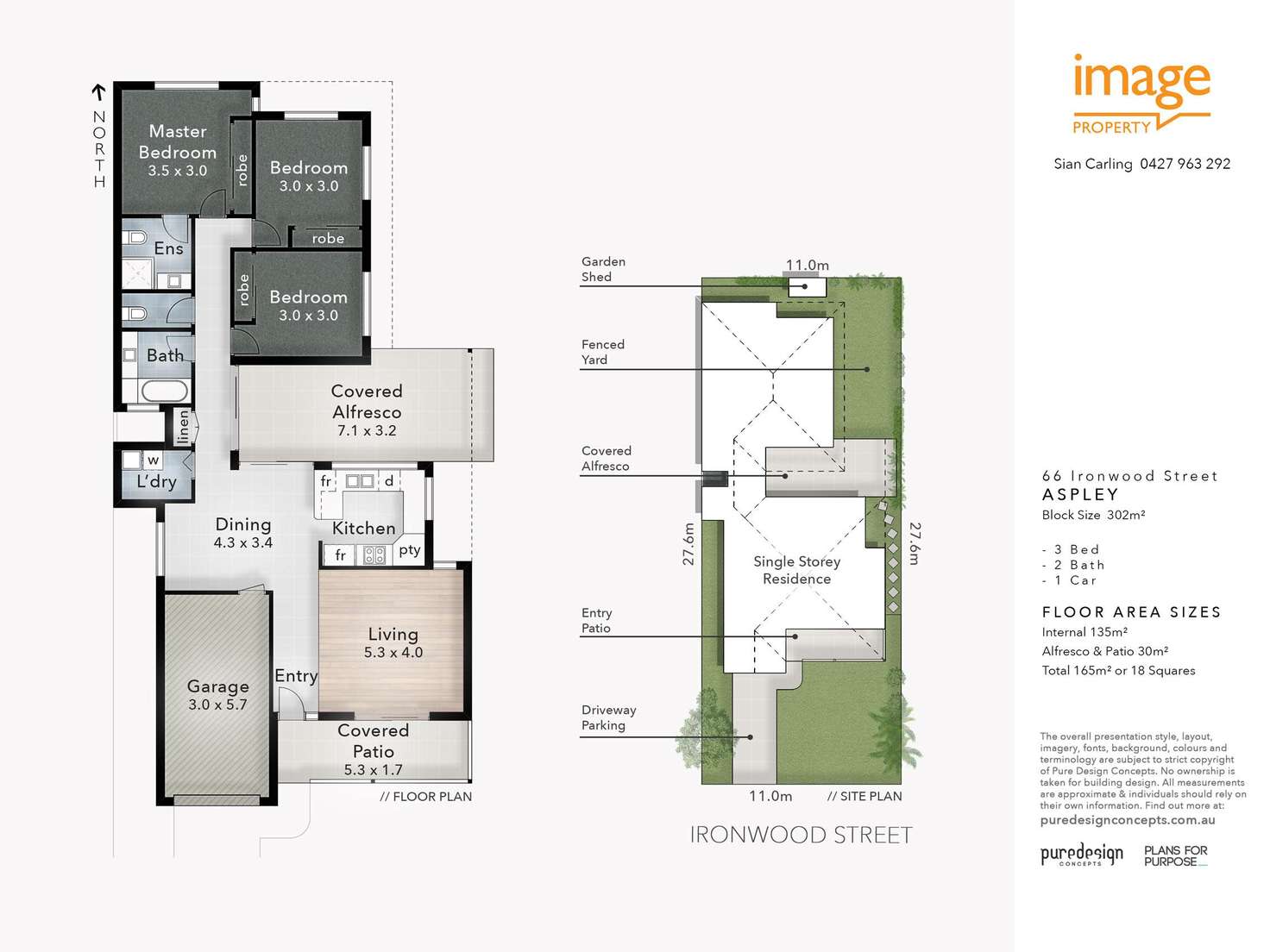 Floorplan of Homely house listing, 66 Ironwood St, Aspley QLD 4034