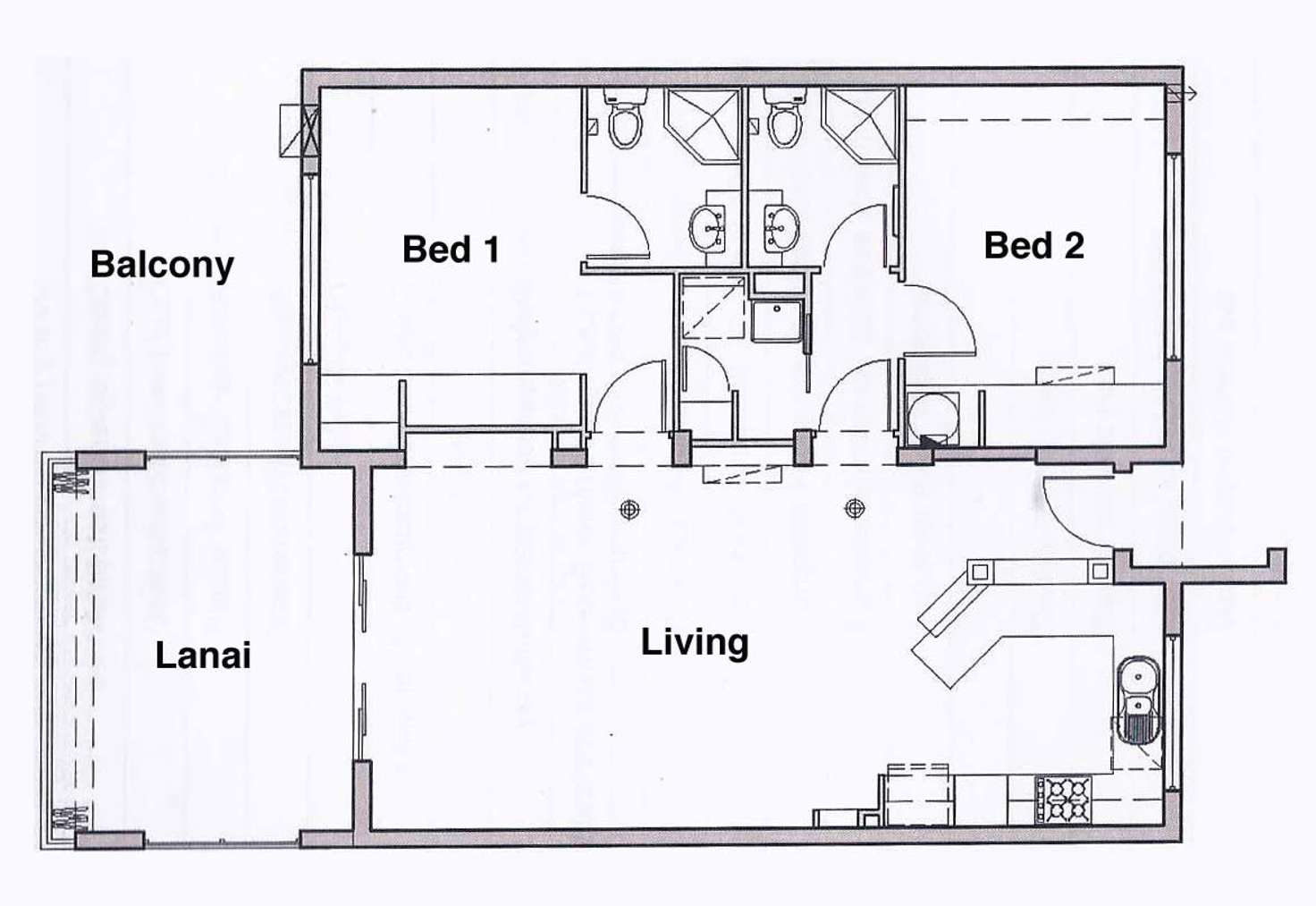 Floorplan of Homely apartment listing, 215/55 Clifton Road, Clifton Beach QLD 4879