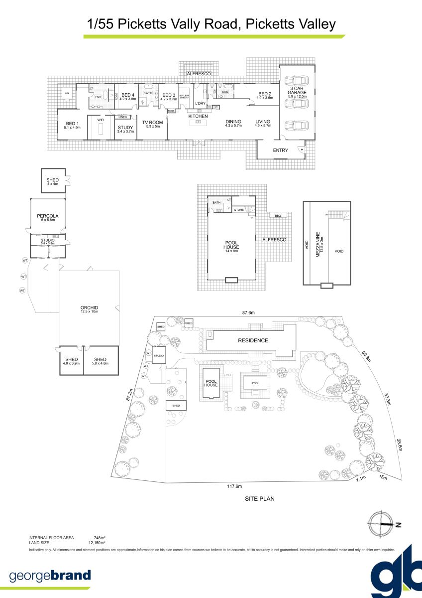 Floorplan of Homely acreageSemiRural listing, 1/55 Picketts Valley Road, Picketts Valley NSW 2251