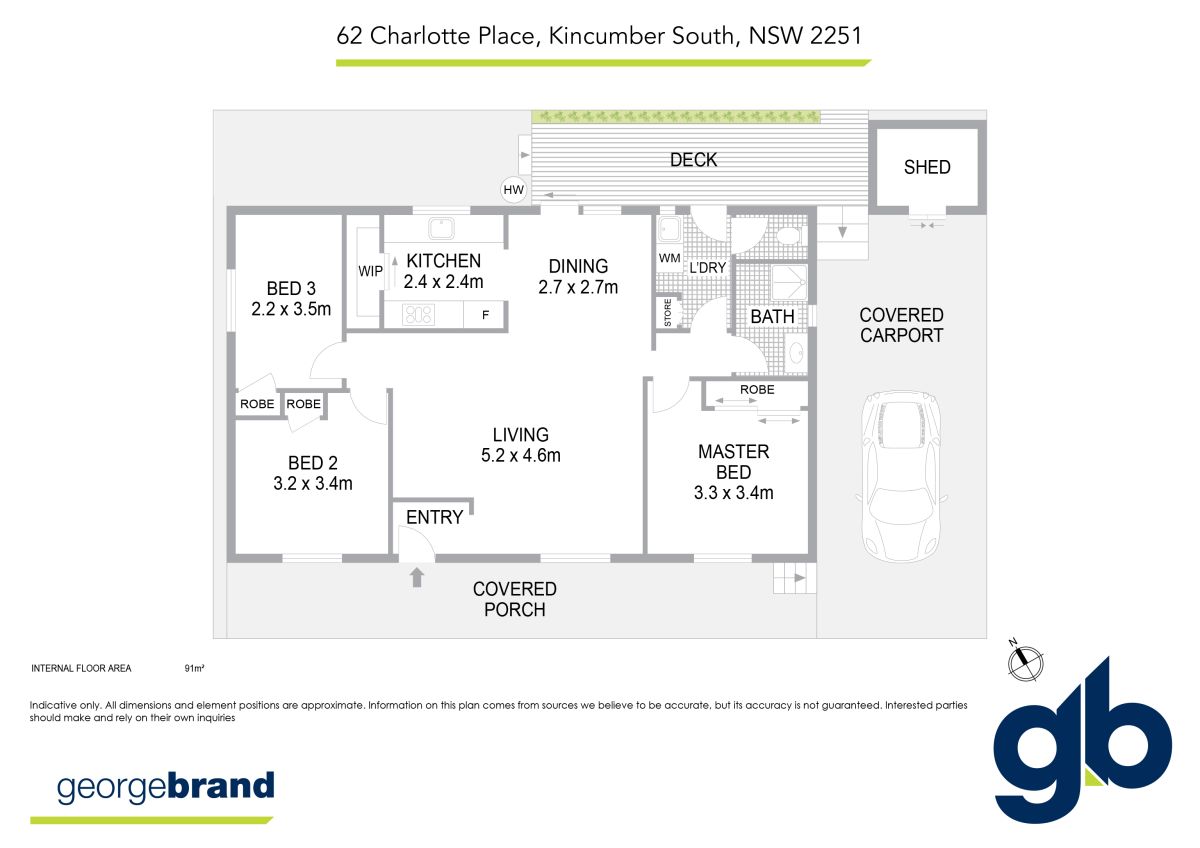 Floorplan of Homely house listing, 62 Charlotte Place, Kincumber Retirement Village, Kincumber South NSW 2251