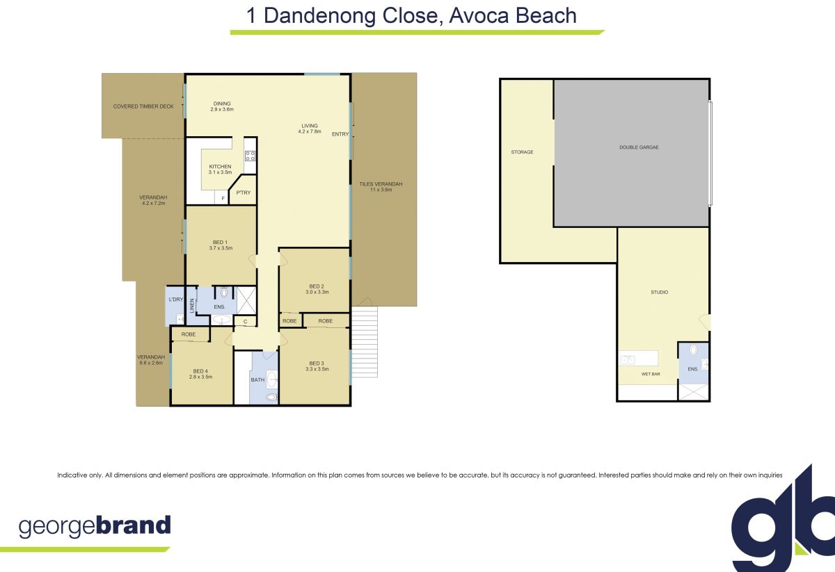 Floorplan of Homely house listing, 1 Dandenong Close, Avoca Beach NSW 2251