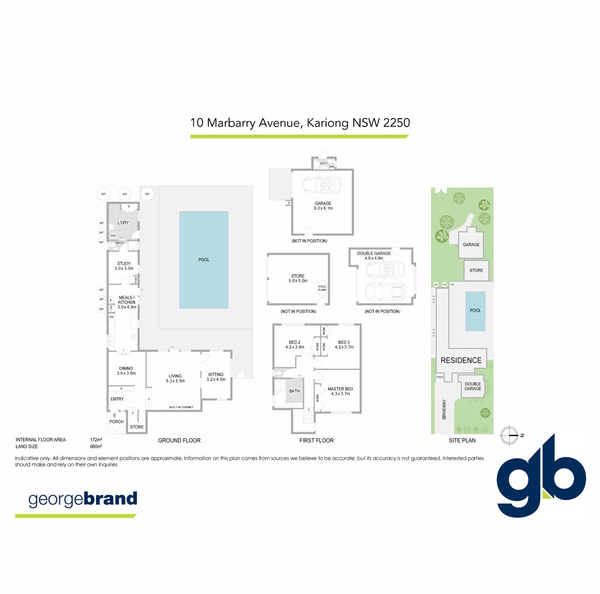 Floorplan of Homely house listing, 10 Marbarry Avenue, Kariong NSW 2250