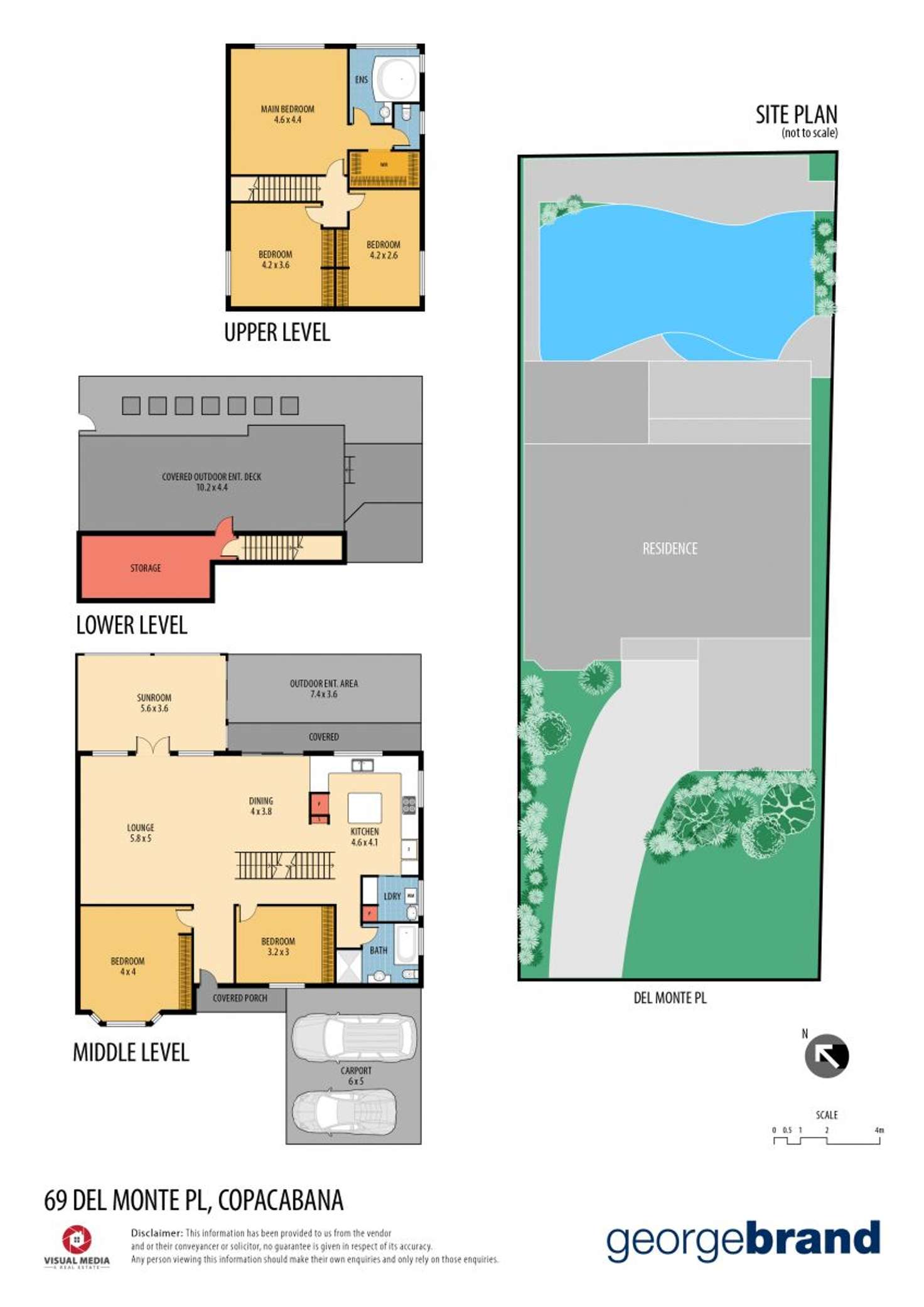 Floorplan of Homely house listing, 69 Del Monte Place, Copacabana NSW 2251