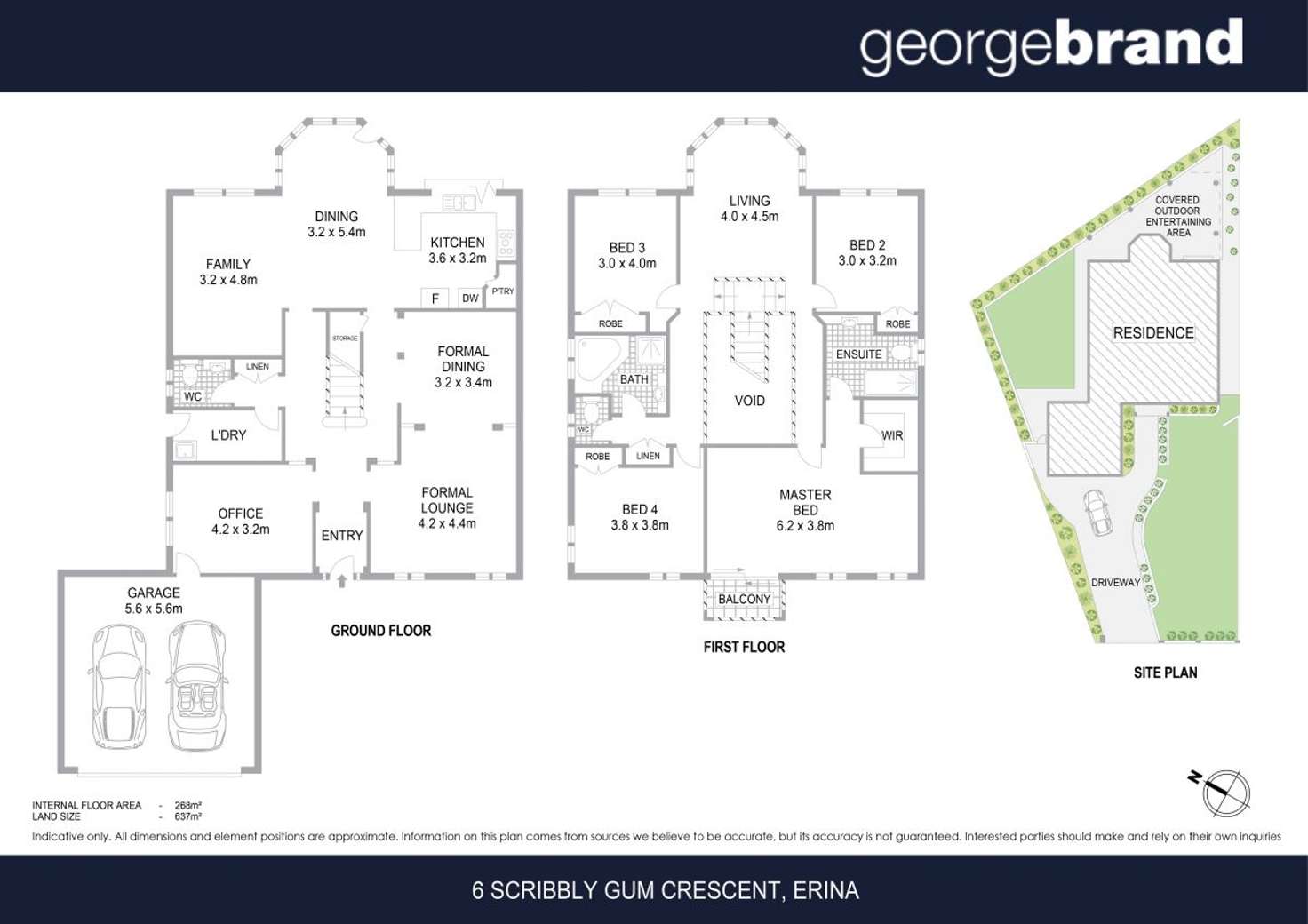 Floorplan of Homely house listing, 6 Scribbly Gum Crescent, Erina NSW 2250