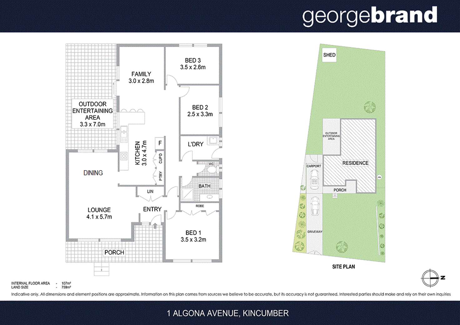 Floorplan of Homely house listing, 1 Algona Avenue, Kincumber NSW 2251