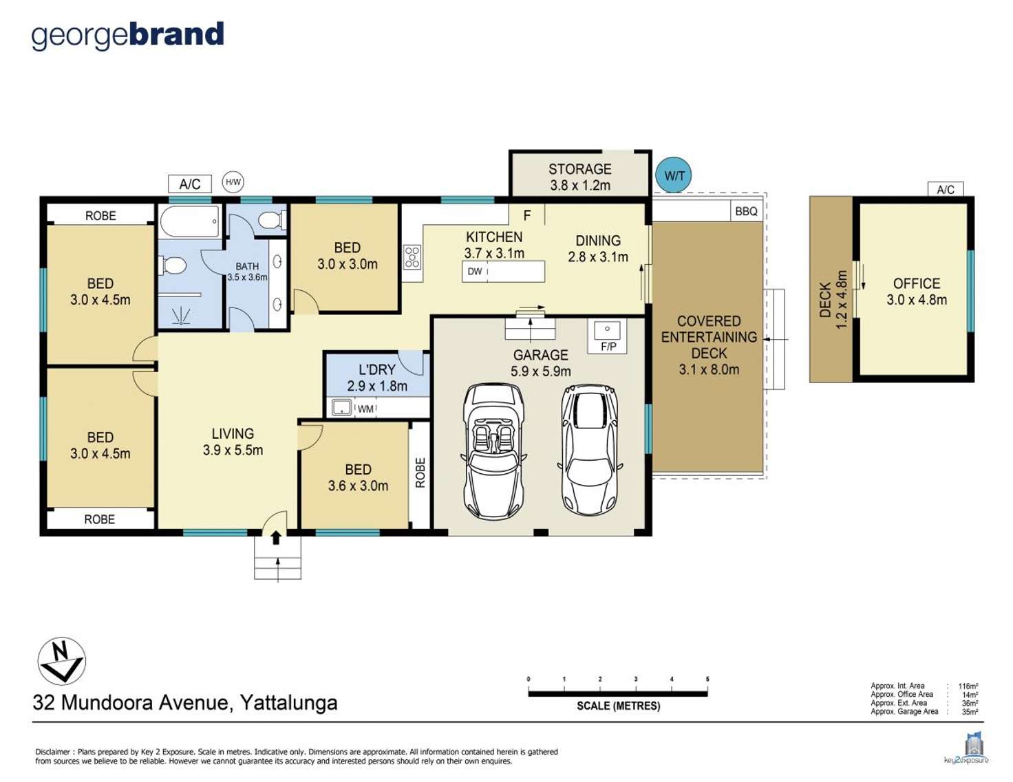 Floorplan of Homely house listing, 32 Mundoora Ave, Yattalunga NSW 2251