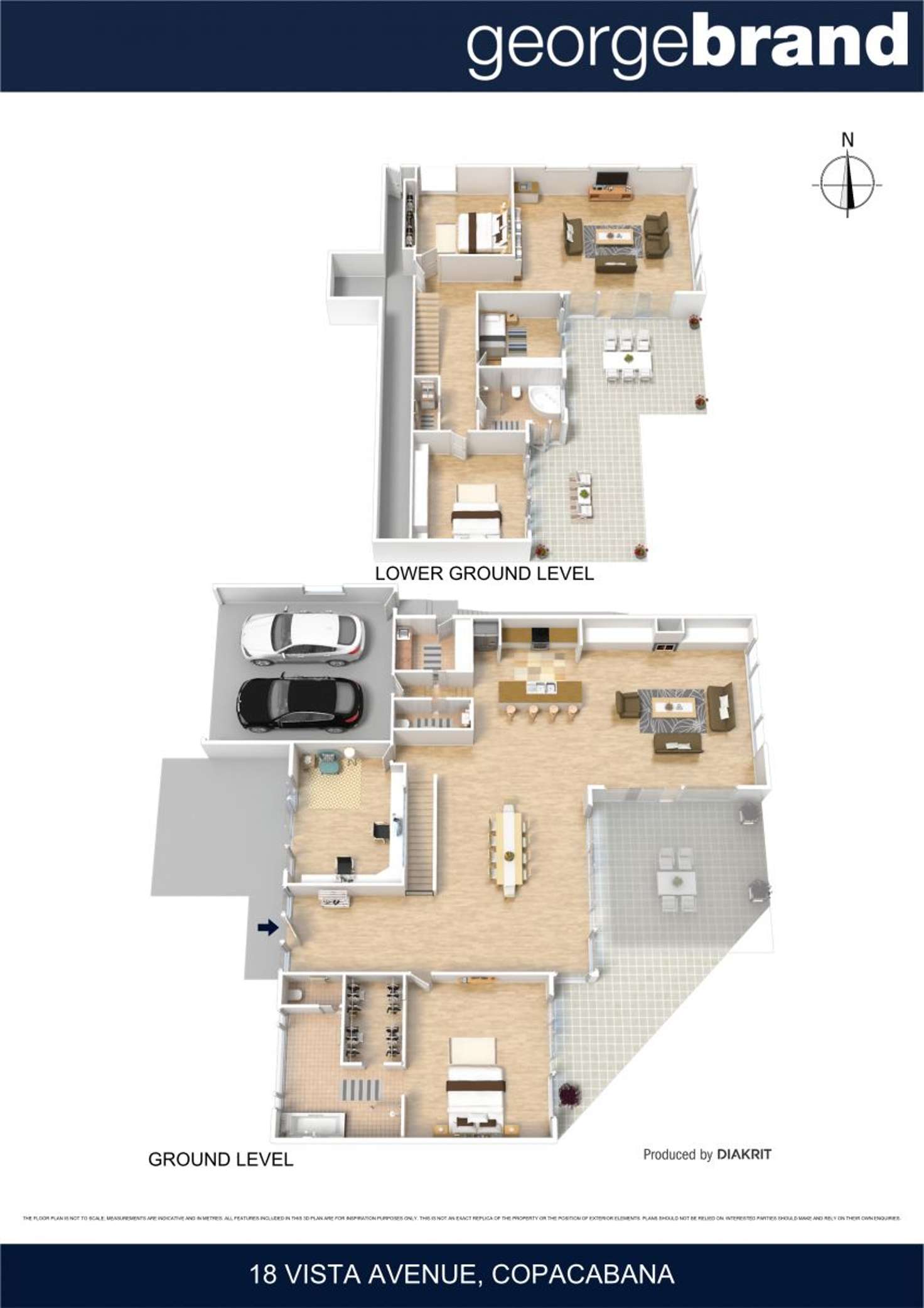 Floorplan of Homely house listing, 18 Vista Avenue, Copacabana NSW 2251