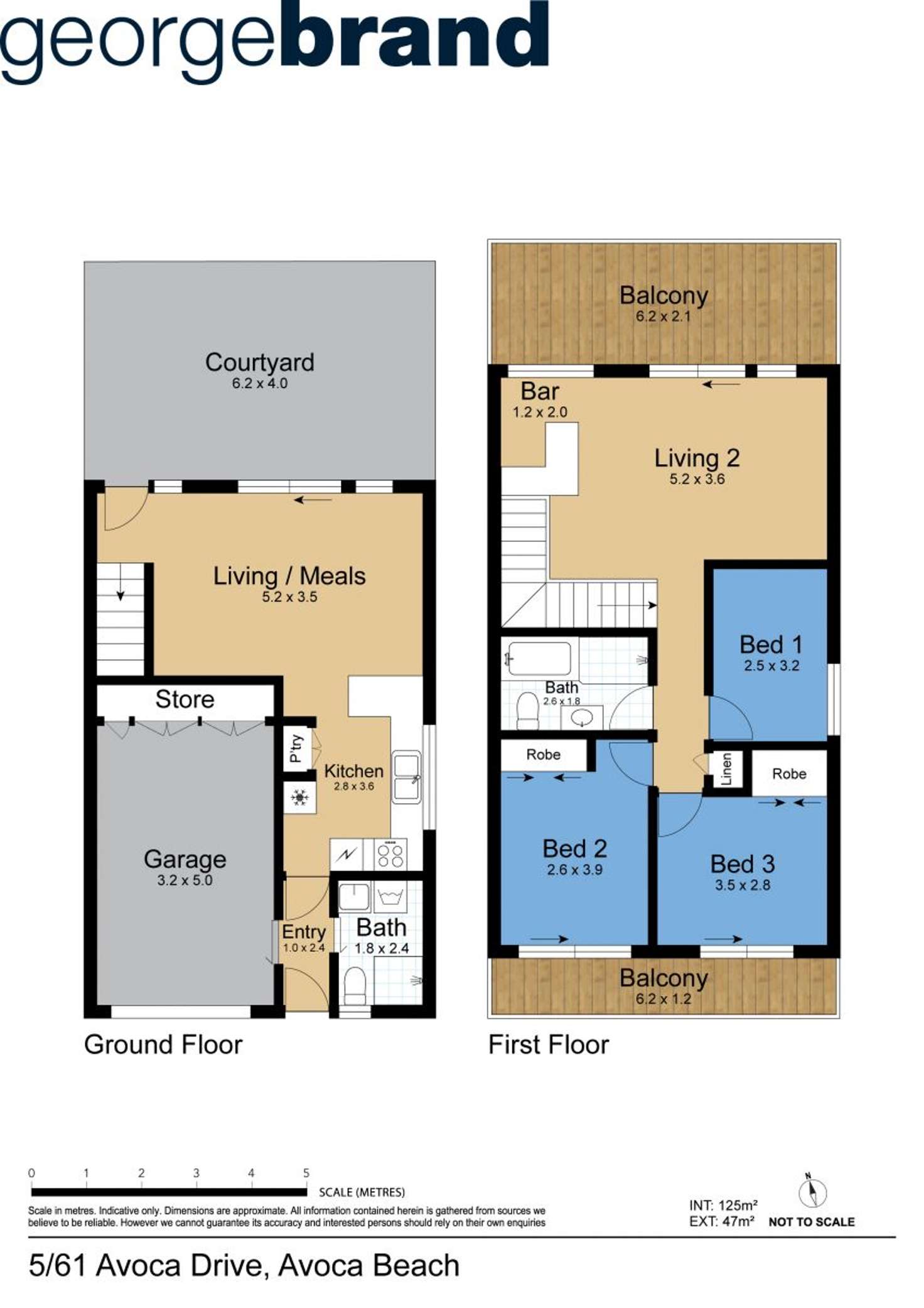 Floorplan of Homely unit listing, 5/61 Avoca Drive, Avoca Beach NSW 2251